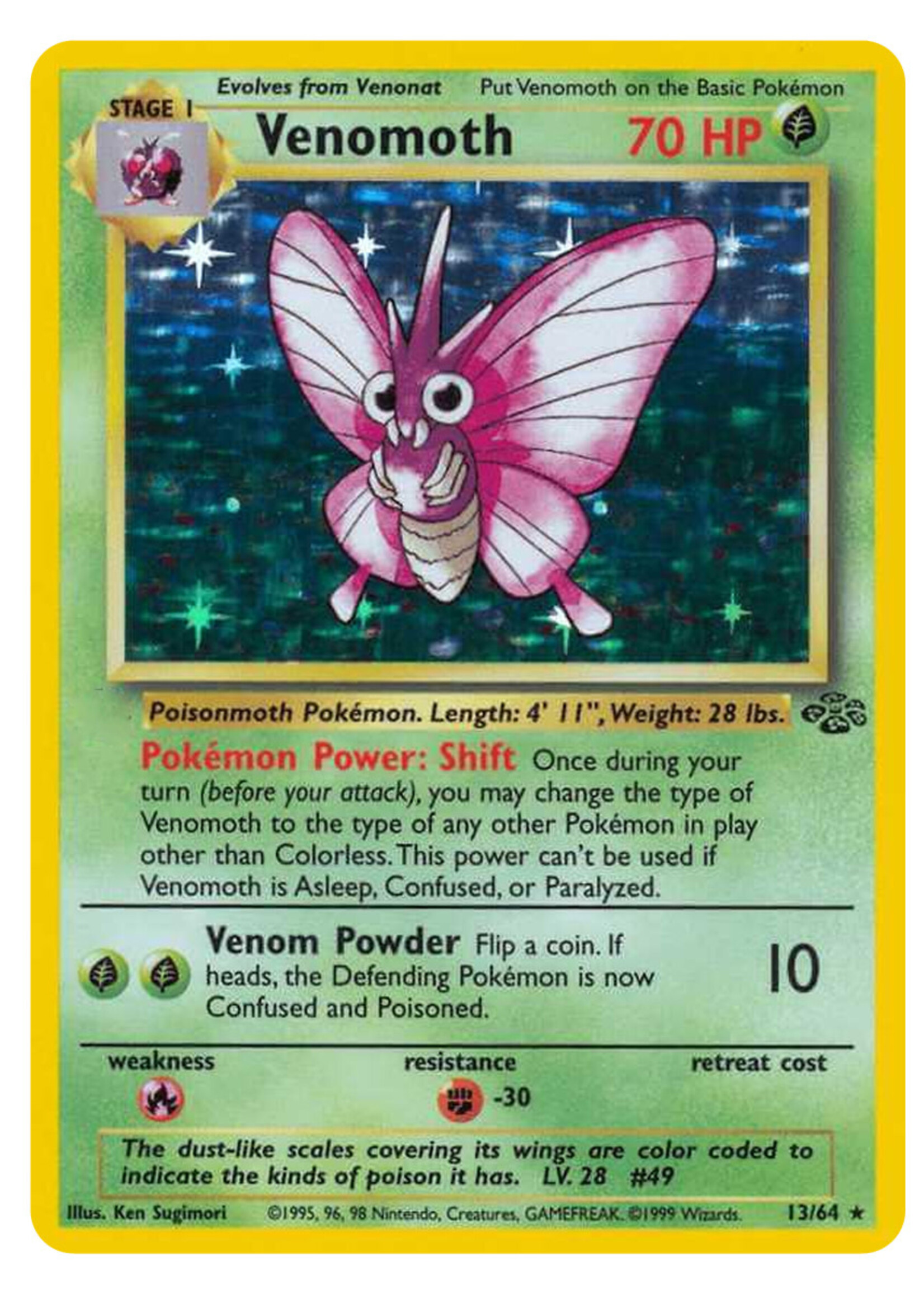 Venomoth 13 (JU): played