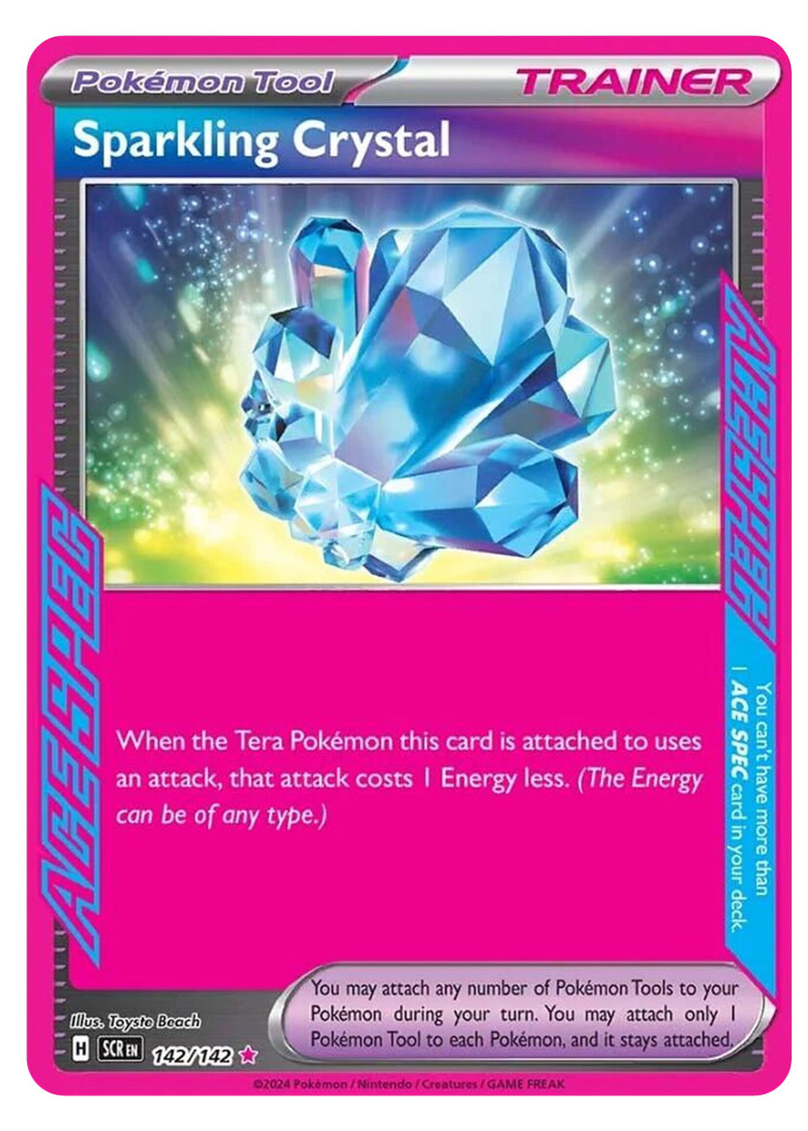 Sparkling Crystal 142 (SCR): near mint