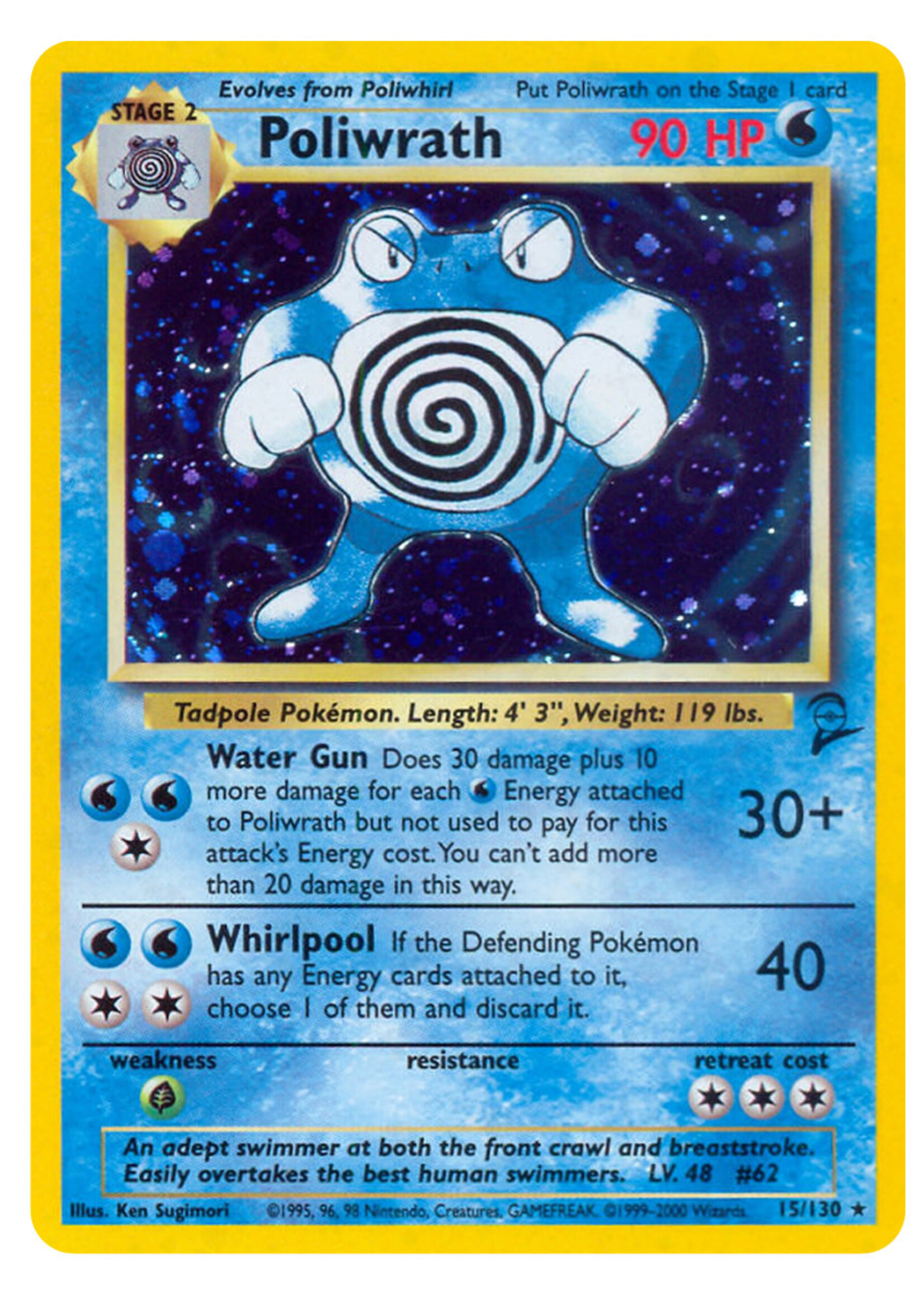 Poliwrath 15 (BS2): light played