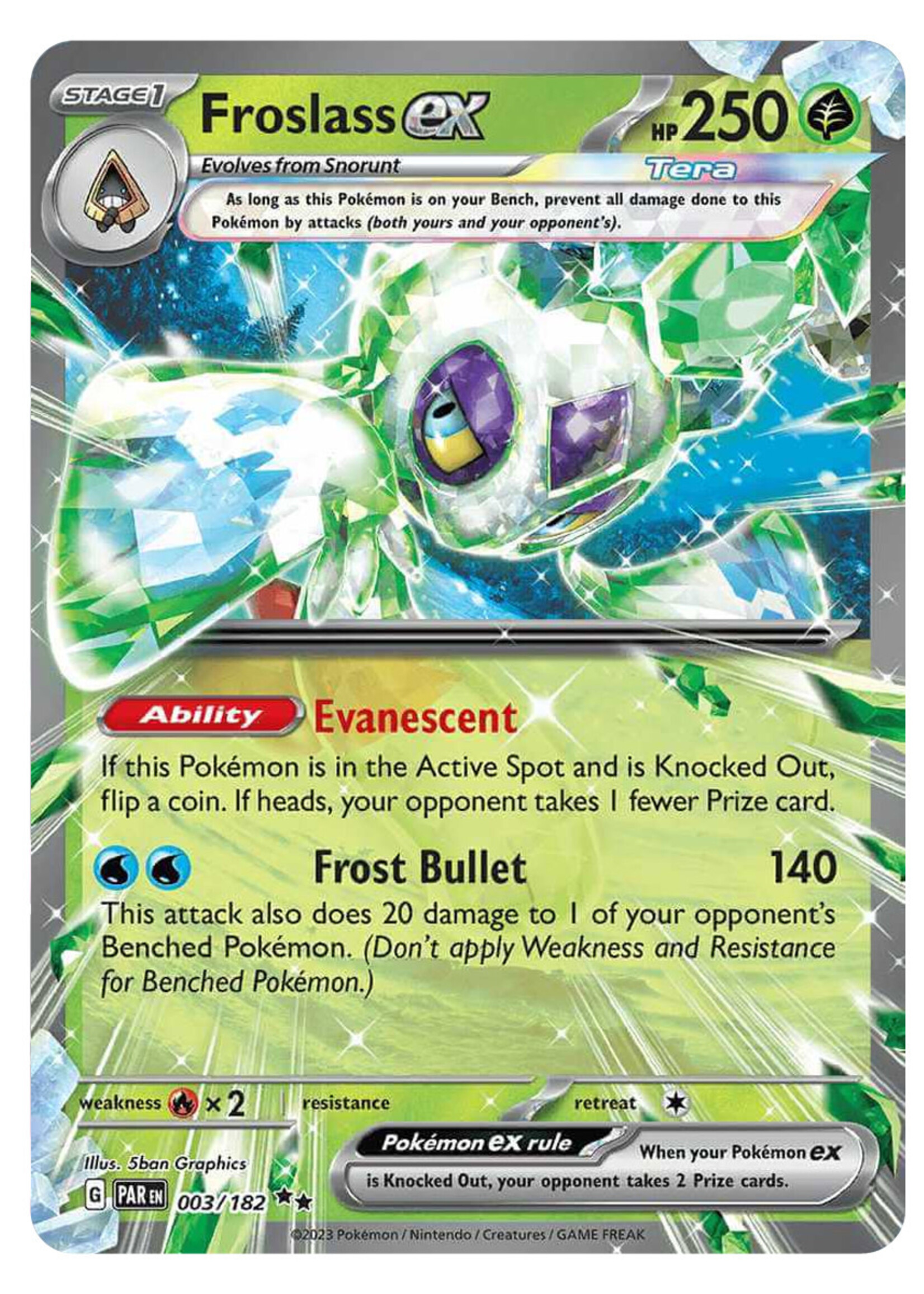 Froslass Ex 3 (PAR): near mint