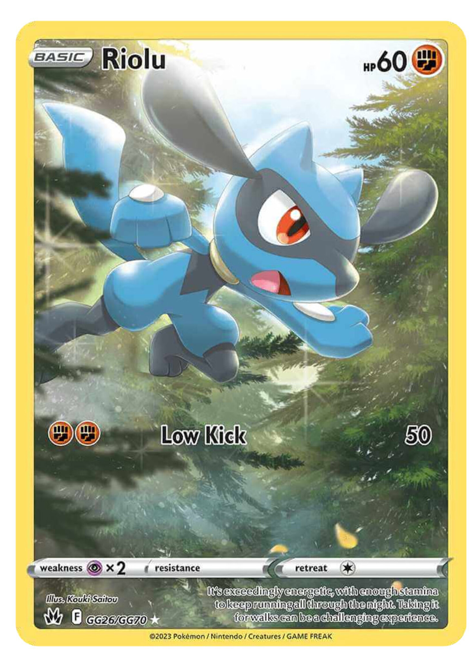 Riolu GG26 (CRZ): near mint