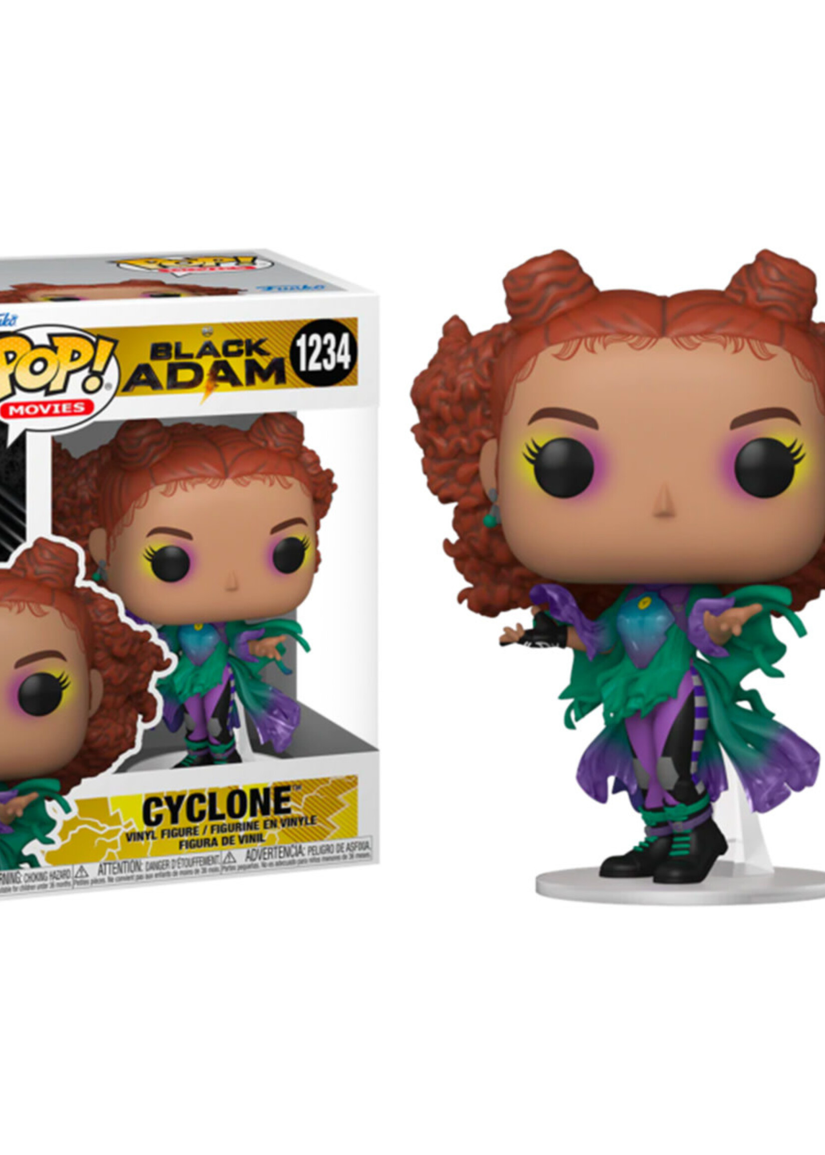 Black Adam Funko Pop N° 1234 Black Adam Cyclone
