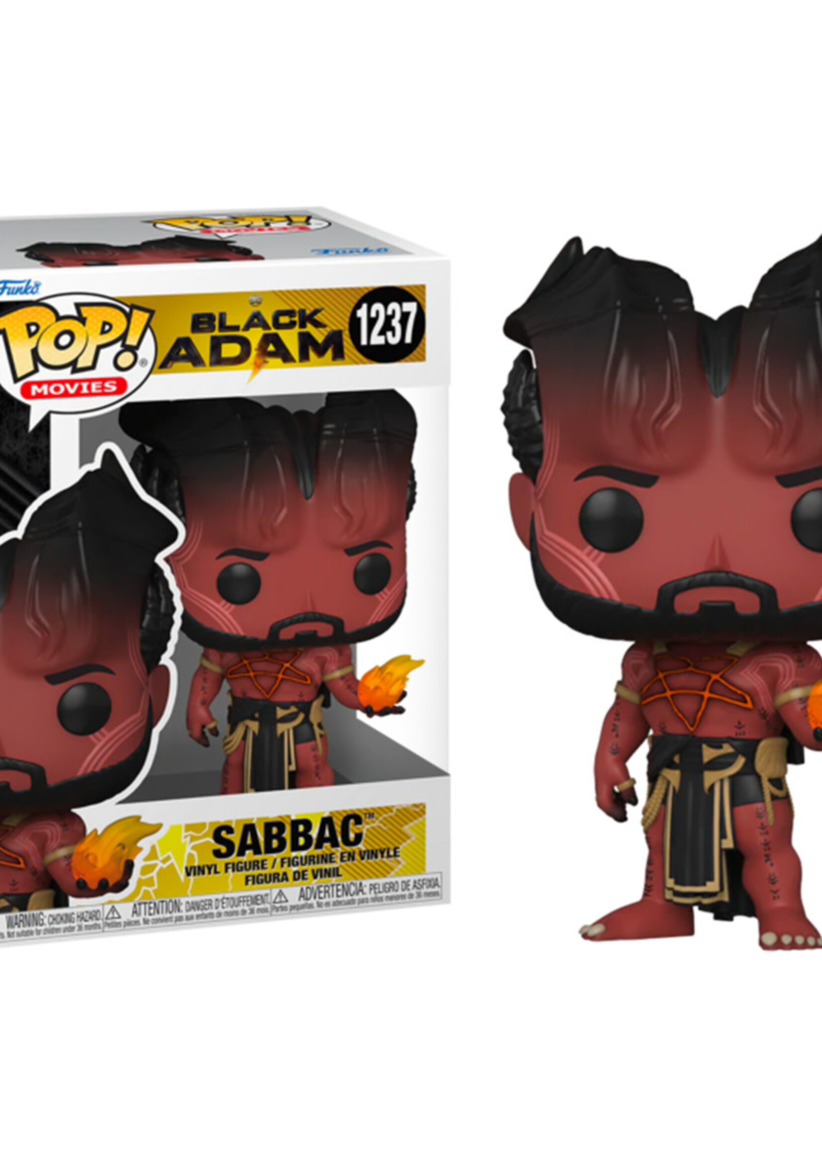 Black Adam Funko Pop N° 1237 Black Adam Sabbac