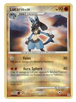 Lucario Lv.30 6 (DP) Reverse Holo: good