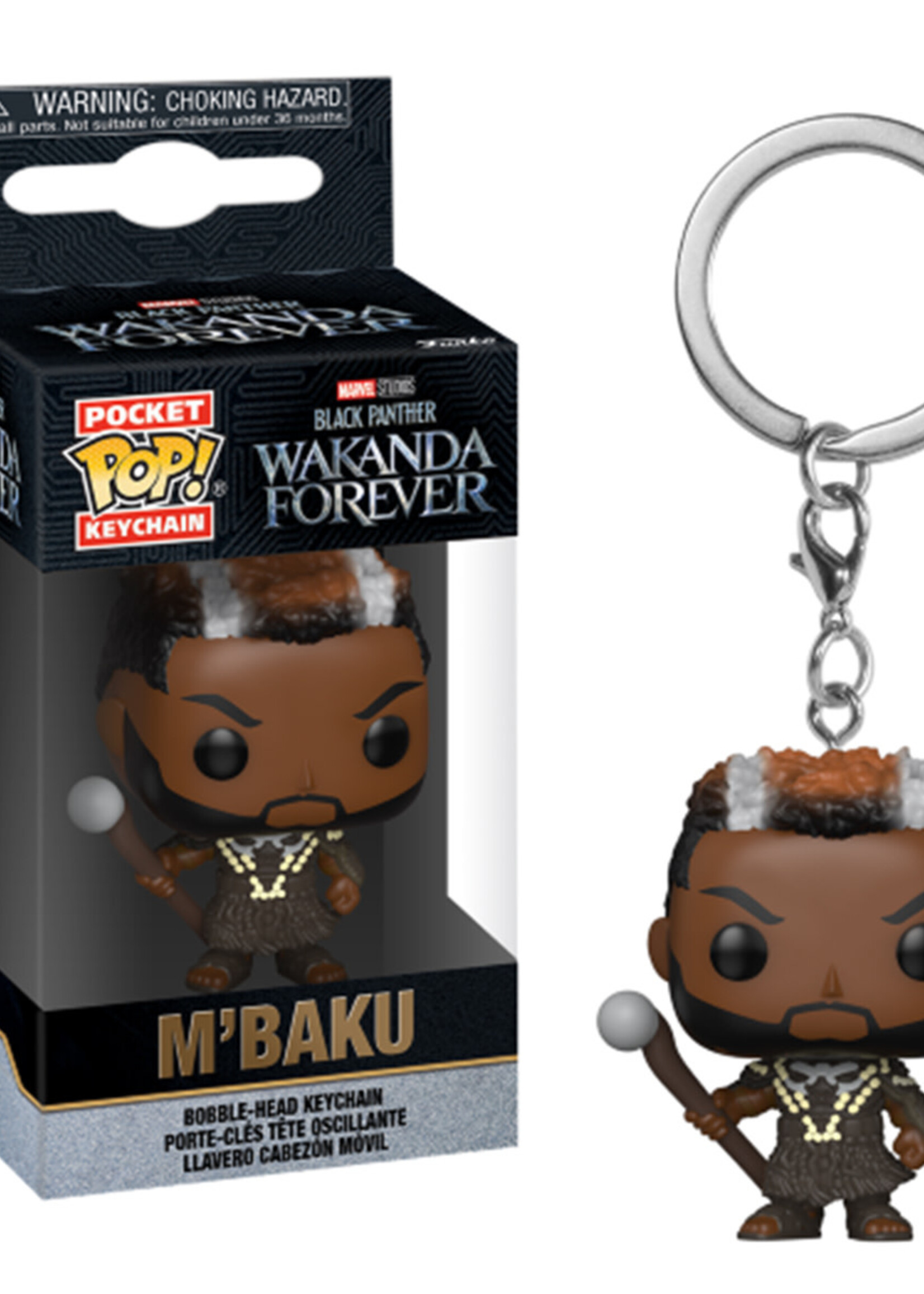 Black Panther Wakanda Forever Pocket Pop Keychains M'baku