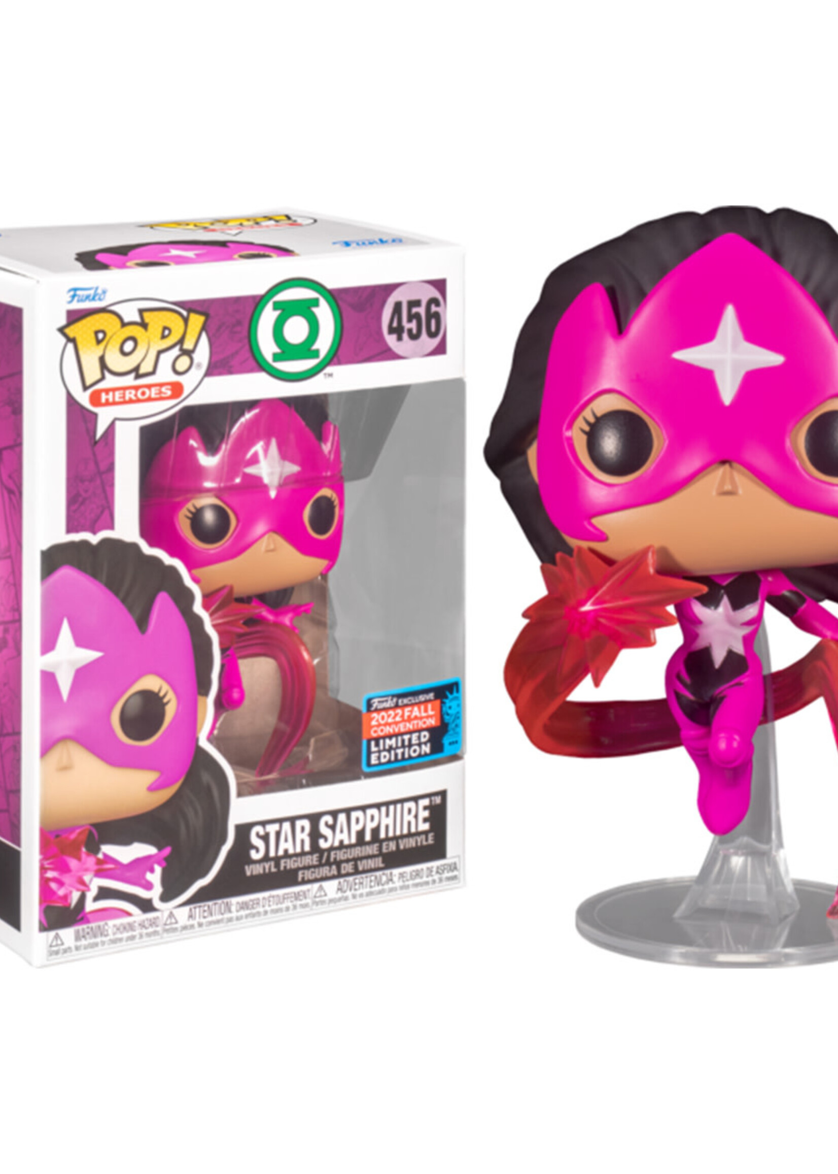Dc Comics Funko Pop Convention  Heroes N° 456 Star Sapphire