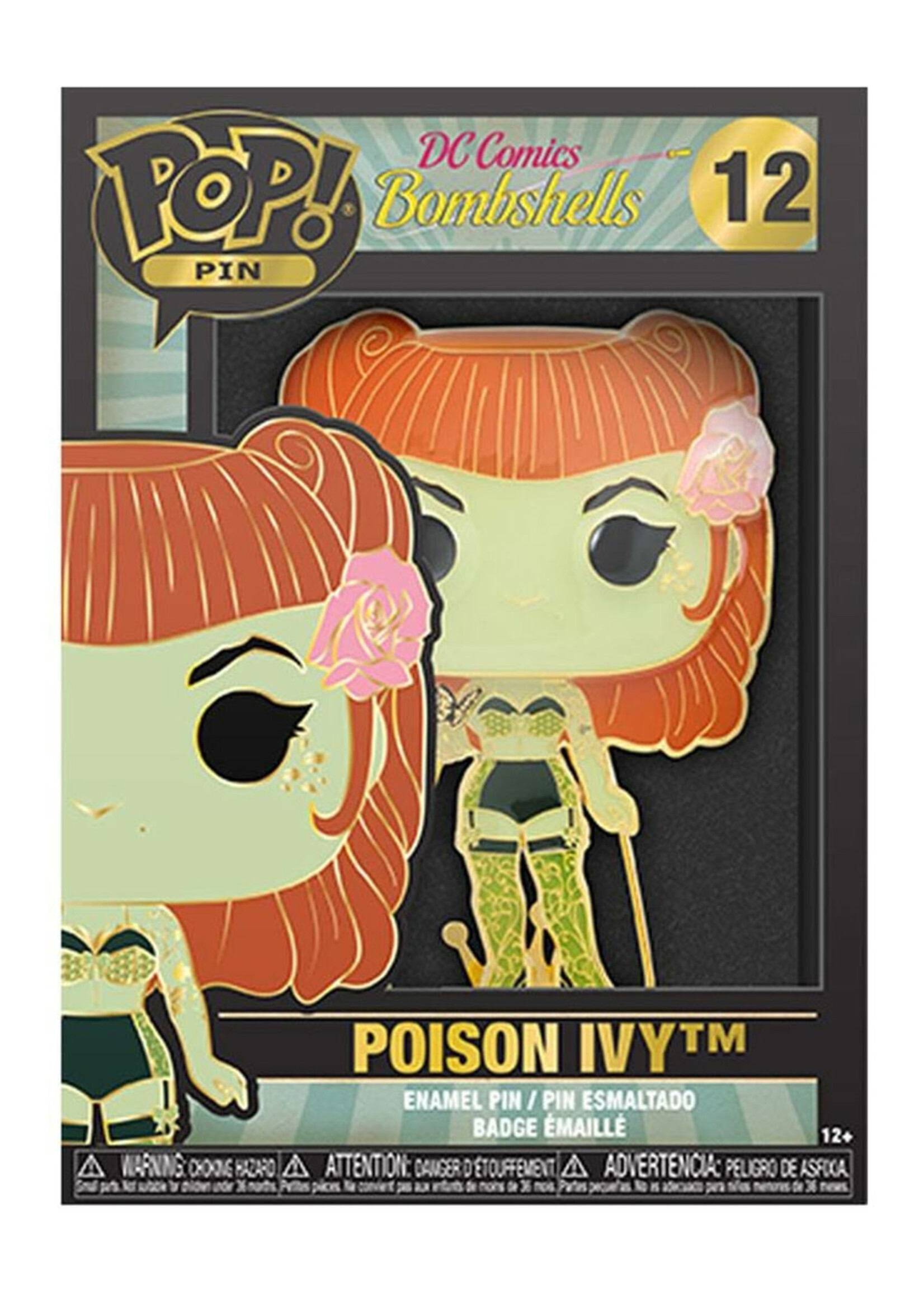 DC Comics Funko Pop Large Enamel Pin N° 12 Poison Ivy