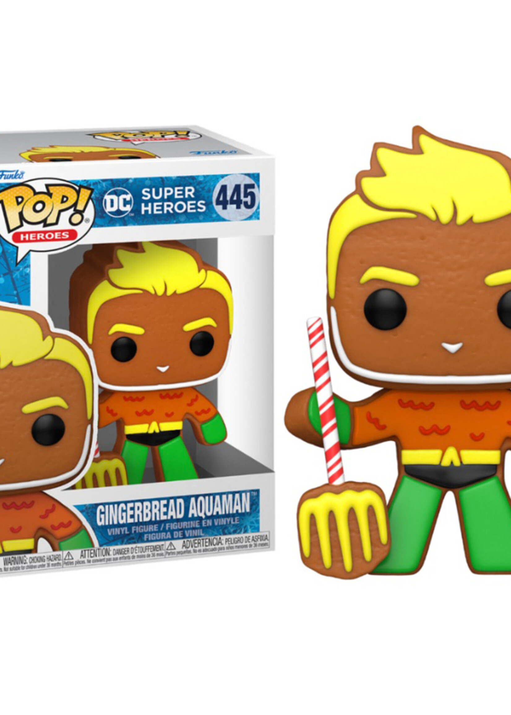 Dc Comics Holiday Funko Pop N° 445 Gingerbread Aquaman