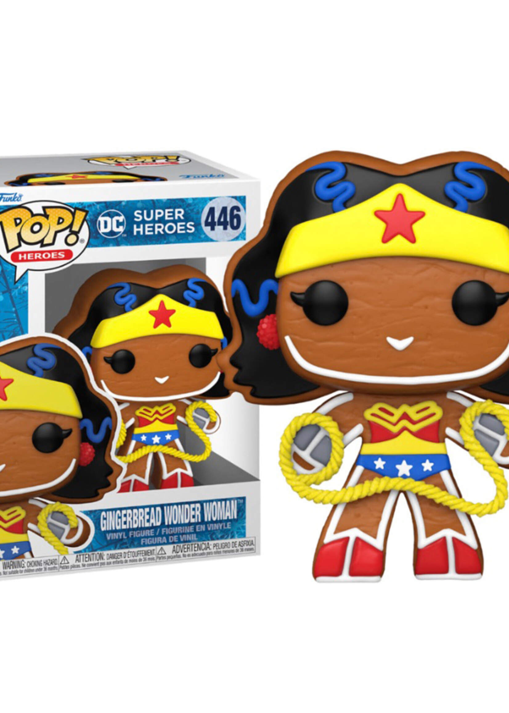 DC Holiday Funko Pop N° 446 Gingerbread Wonder Woman