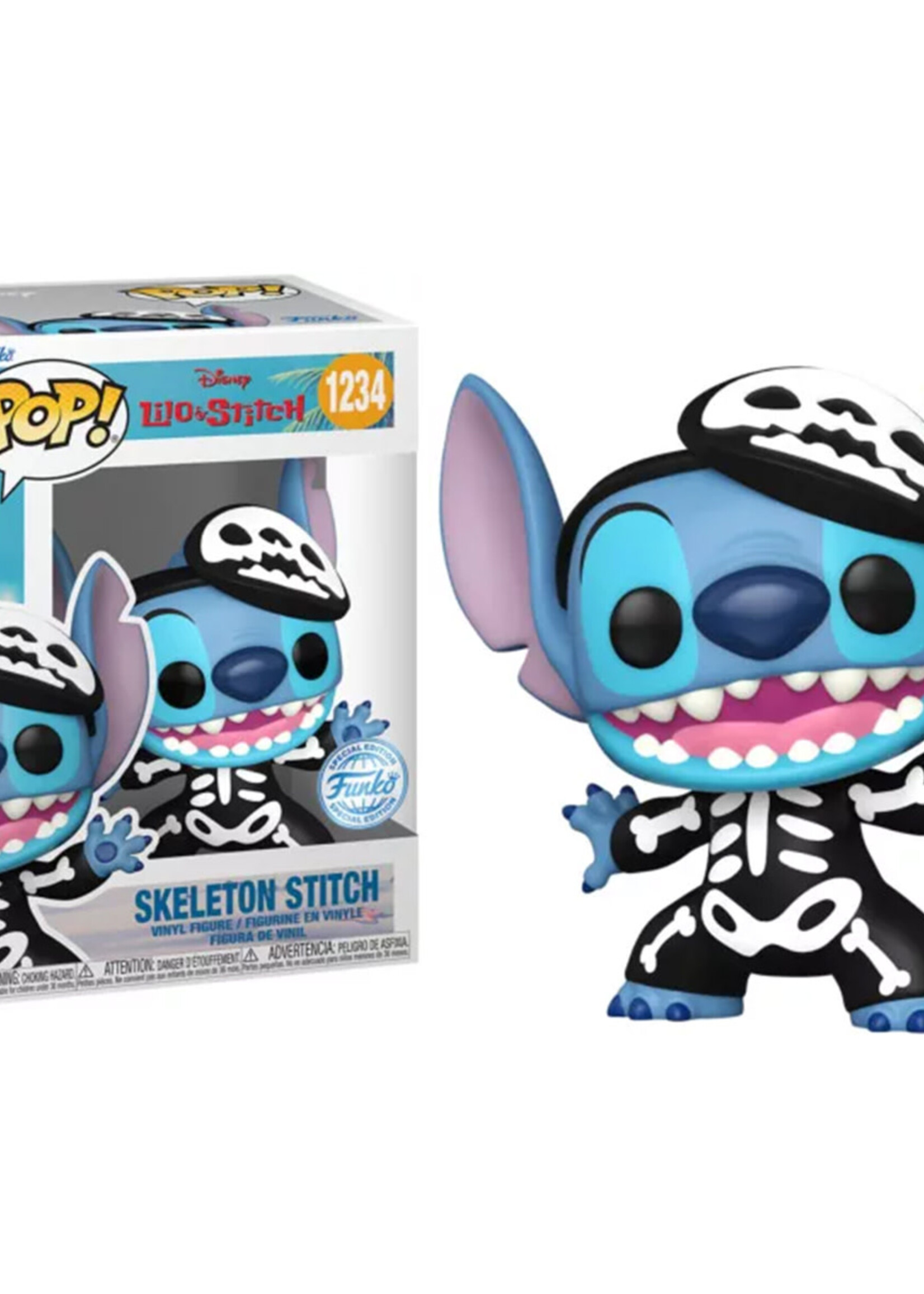 Disney Funko Pop N° 1234 Lilo & Stitch Skeleton Stitch