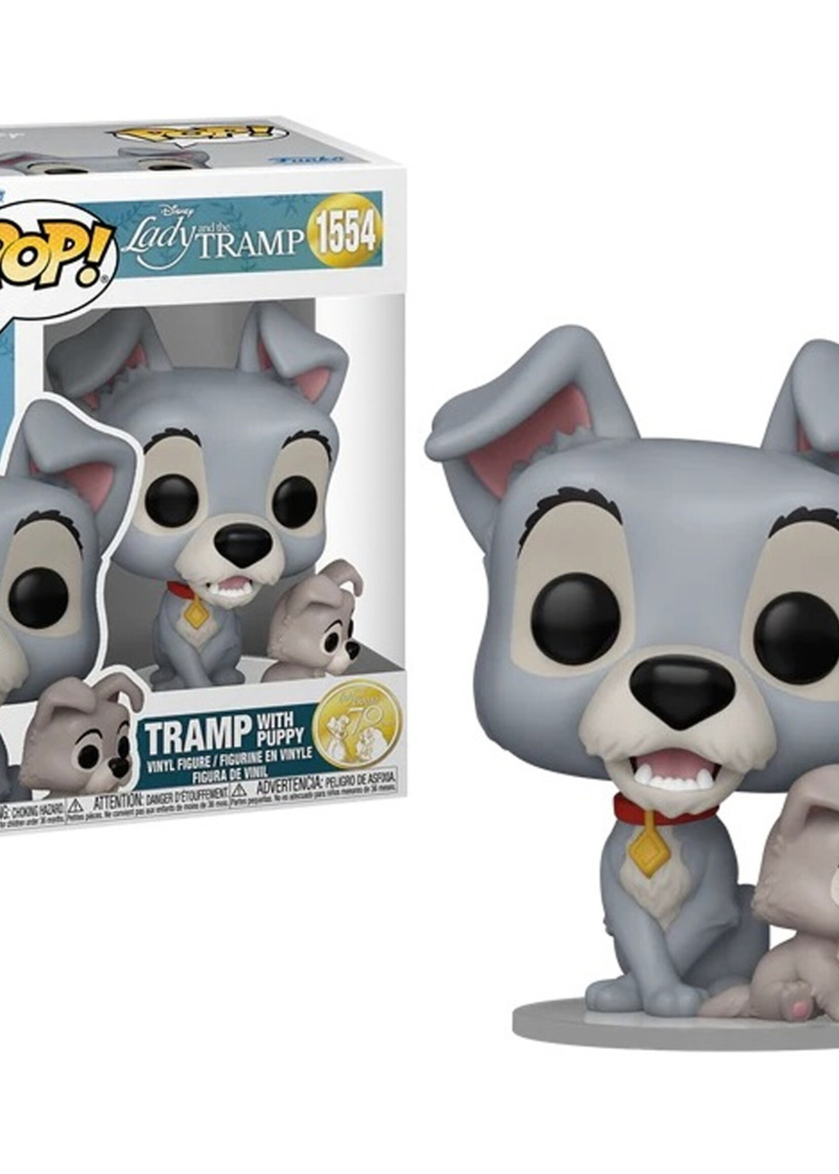Lady & The Tramp Funko Pop N° 1554 Tramp with Puppy
