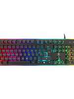 Deltaco Gaming DK220 Membrane Gaming Keyboard, RGB backlight, anti-ghosting