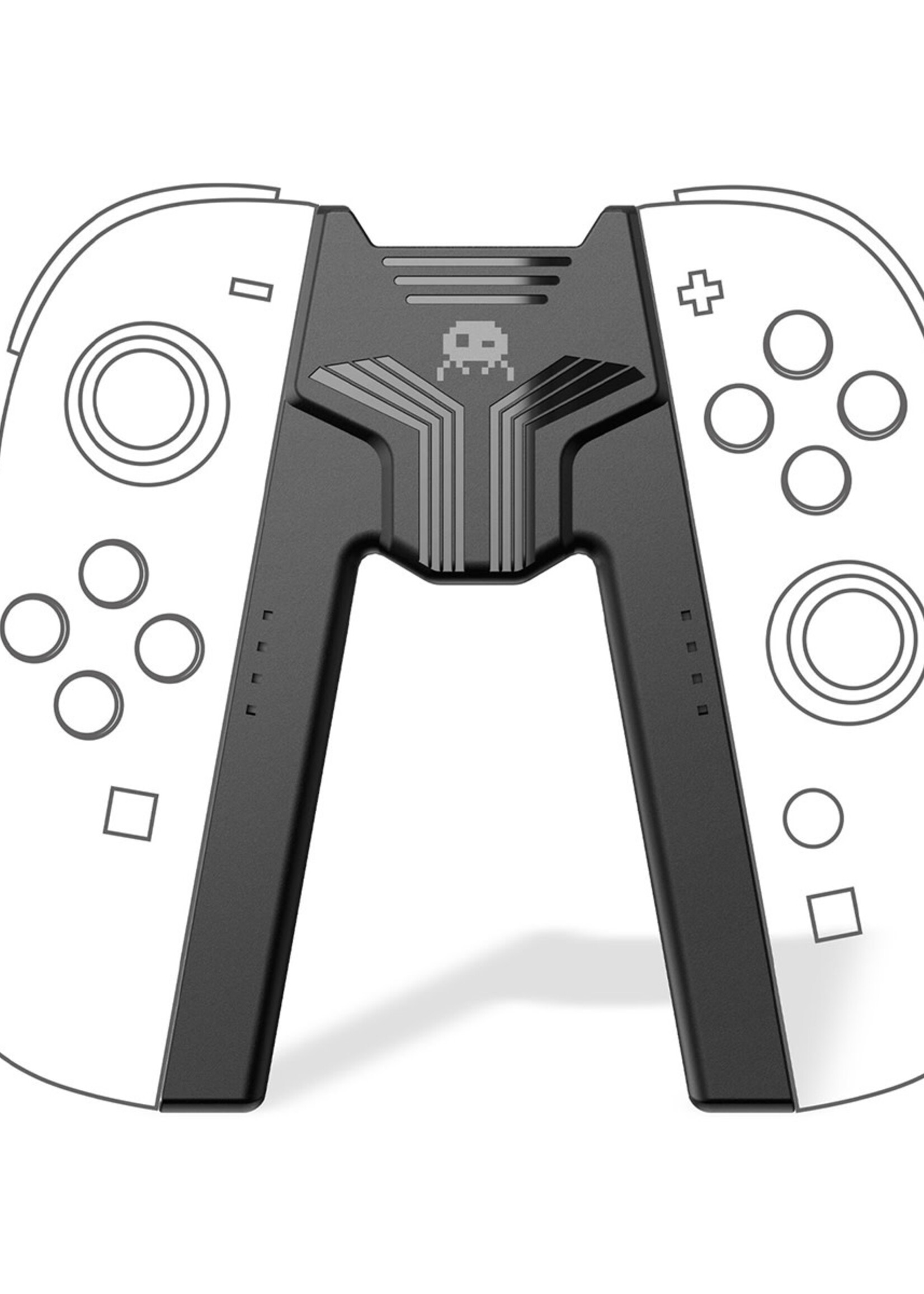 Freaks and Geeks Grips voor 2 Joy-Cons Zwart Switch 2