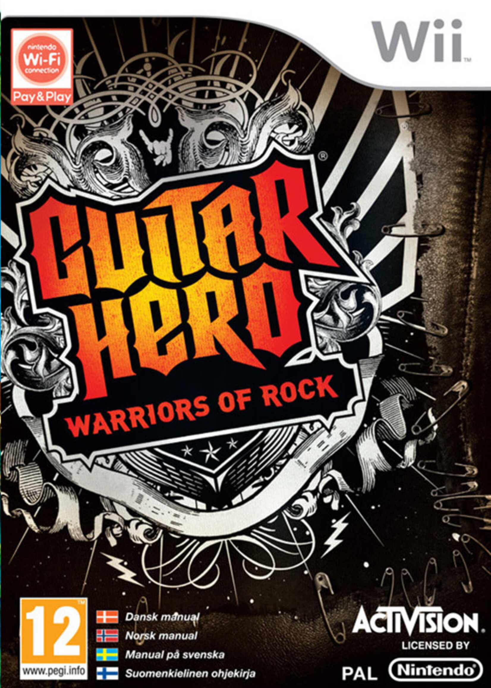 Guitar Hero Warriors Of Rock    Wii