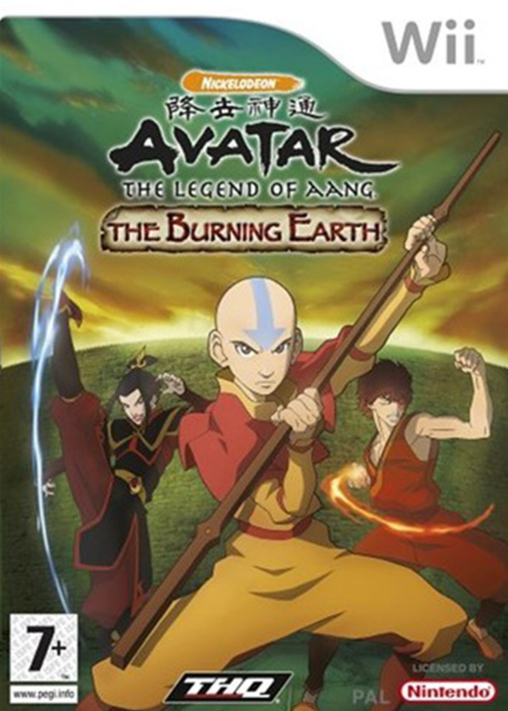 Avatar De Legende Van Aang De Brandende Aarde Wii