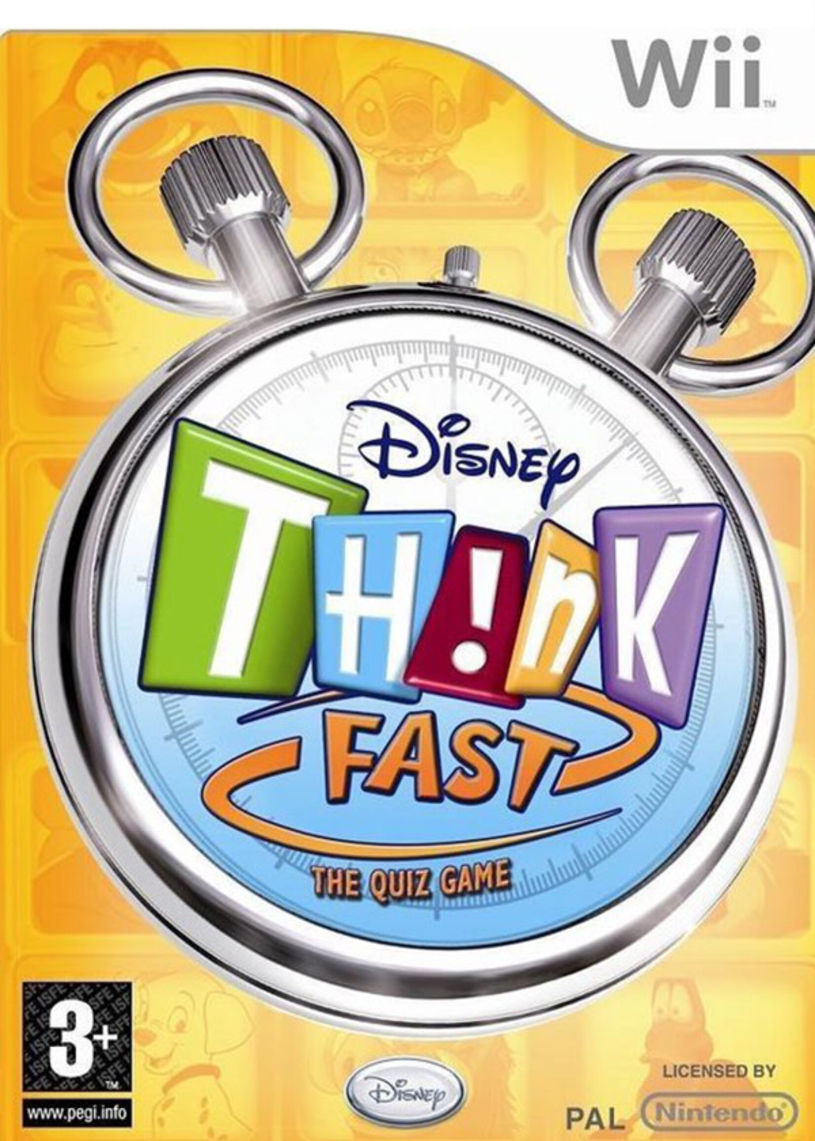 Disney Think Fast The Quiz Game Wii