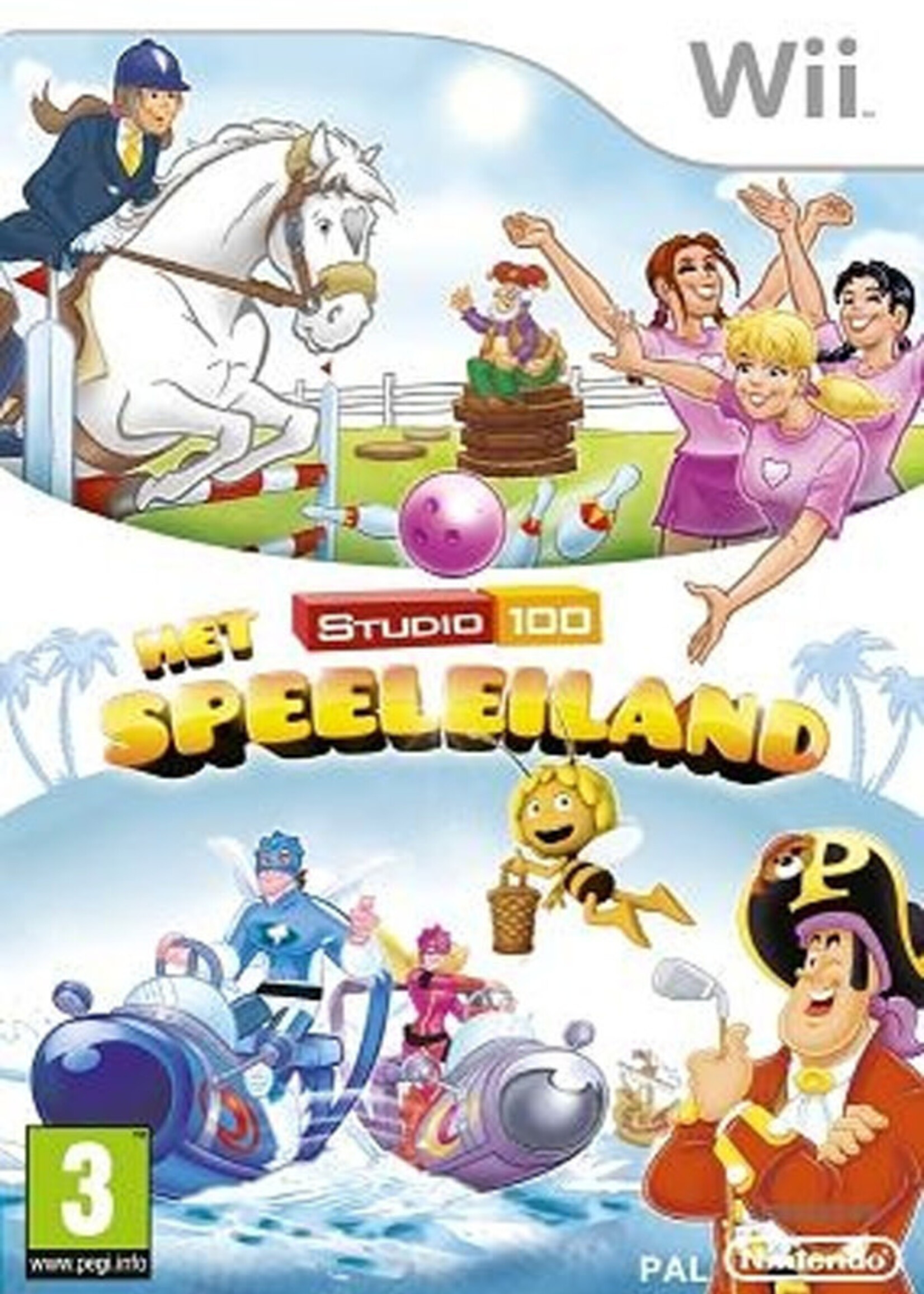 Het Studio 100 Speeleiland Wii