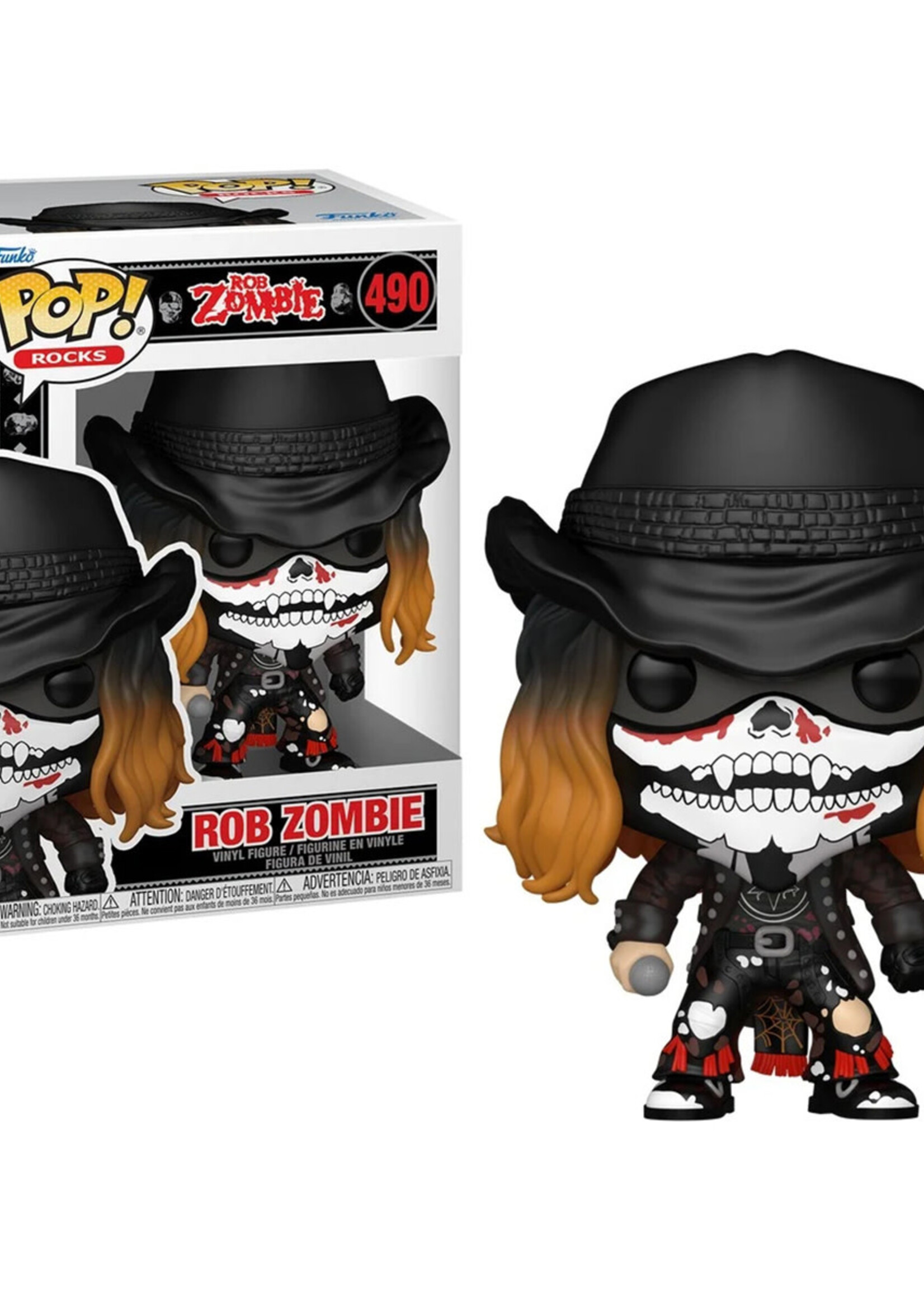 Rocks Funko Pop N° 490 Rob Zombie With Bandana