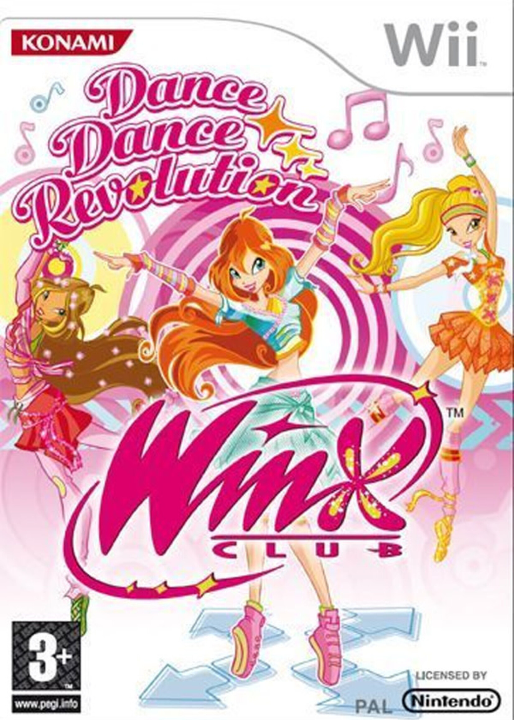Dance Dance Revolution Winx Club + Mat Wii