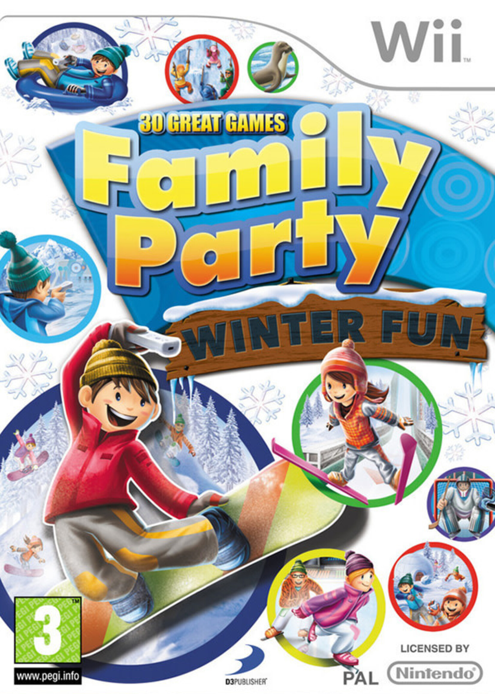 Family Party Winter Fun Wii