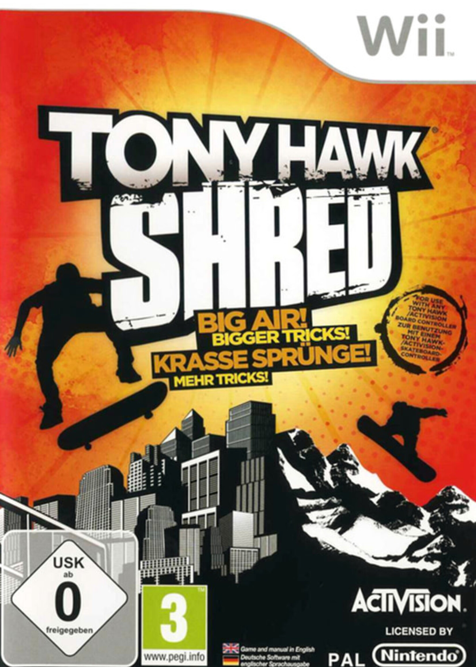 Tony Hawk Shred Wii