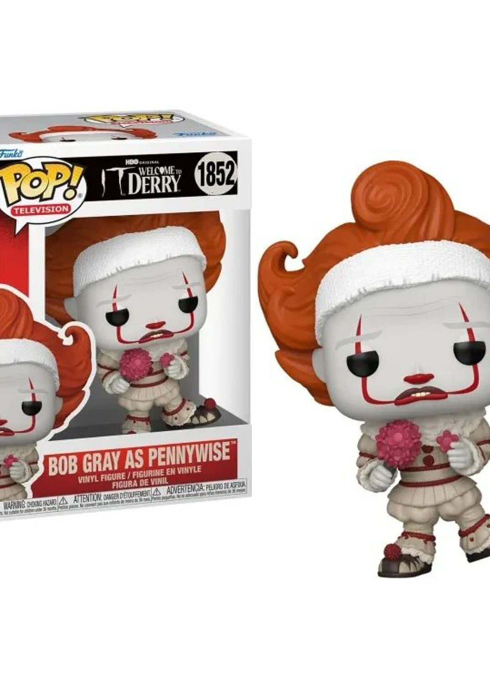 It Welcome To Derry Funko Pop N° 1852 Bob Gray As Pennywise