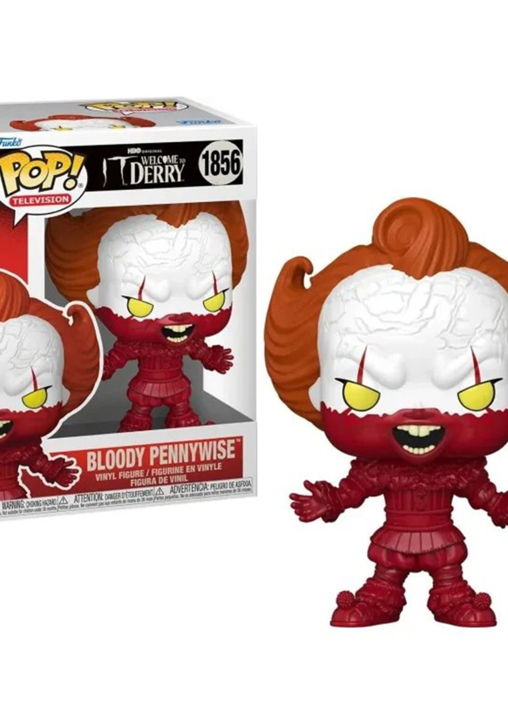 It Welcome To Derry Funko Pop N° 1856 Bloody Pennywise
