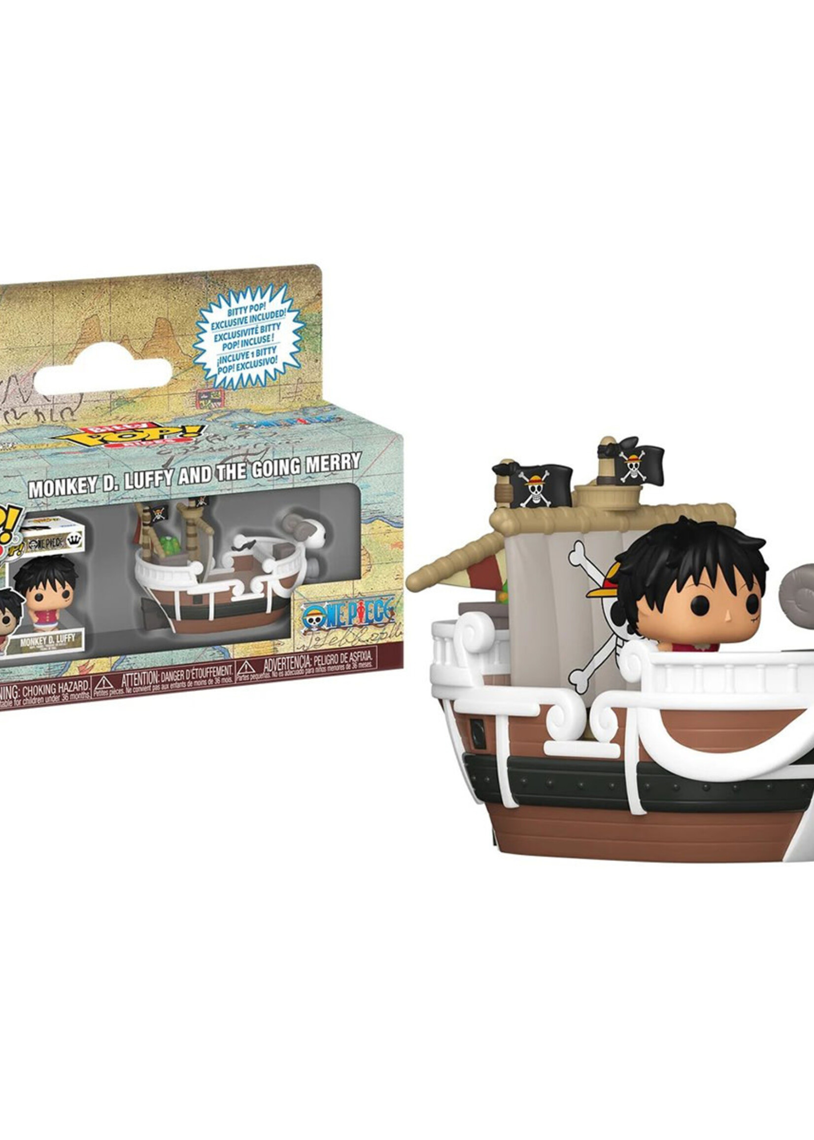 One Piece Bitty Pop Ride Going Merry With Luffy