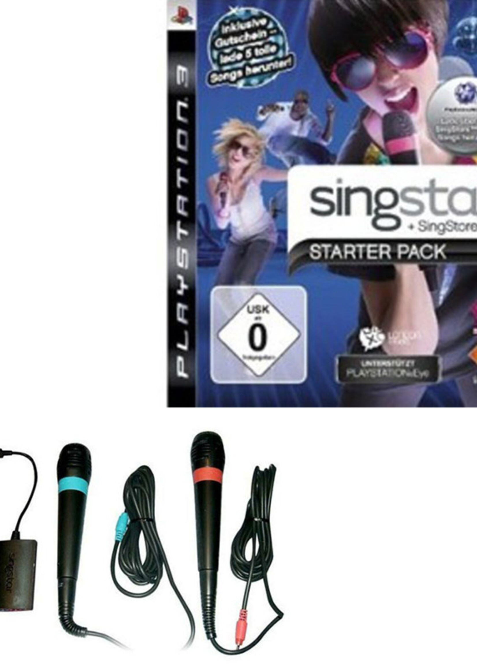 Singstar Starter Pack Met 2 Bedrade Microfoons PS3