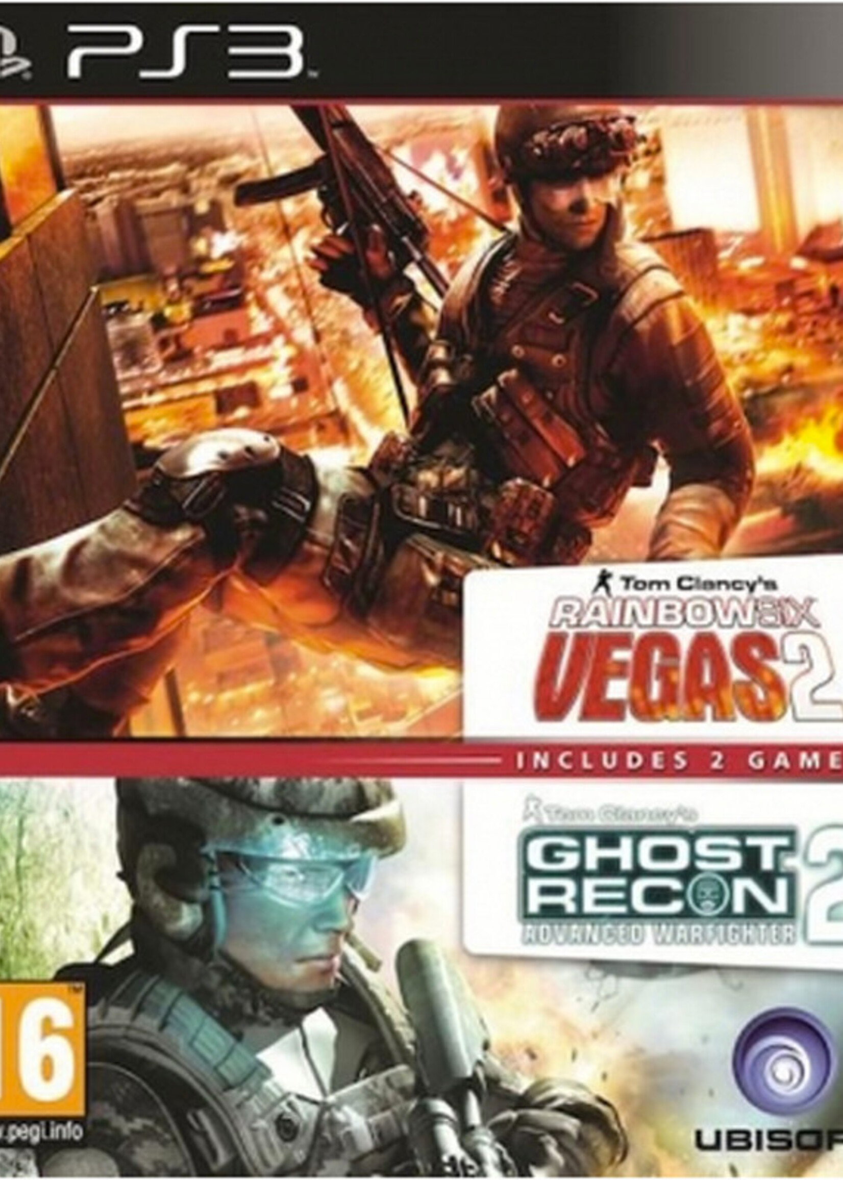 Rainbow Six Vegas 2 + Ghost Recon Advanced Warf. 2 PS3