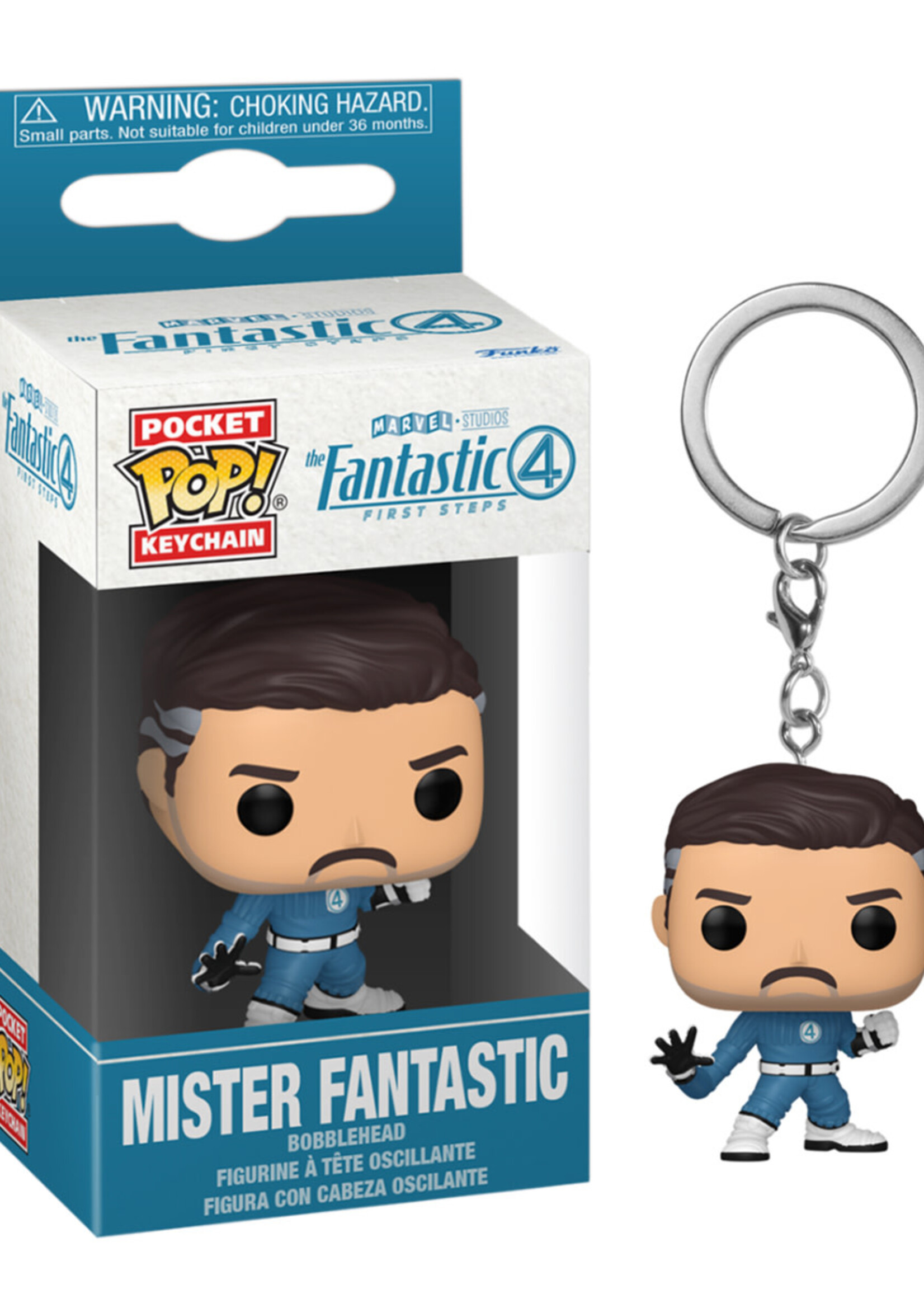 Fantastic Four Pocket Pop Keychain Mr Fantastic