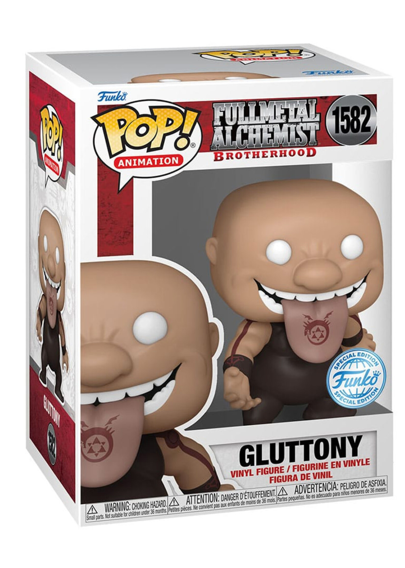 Fullmetal Alchemist Funko Pop N° 1582 Gluttony Special Ed