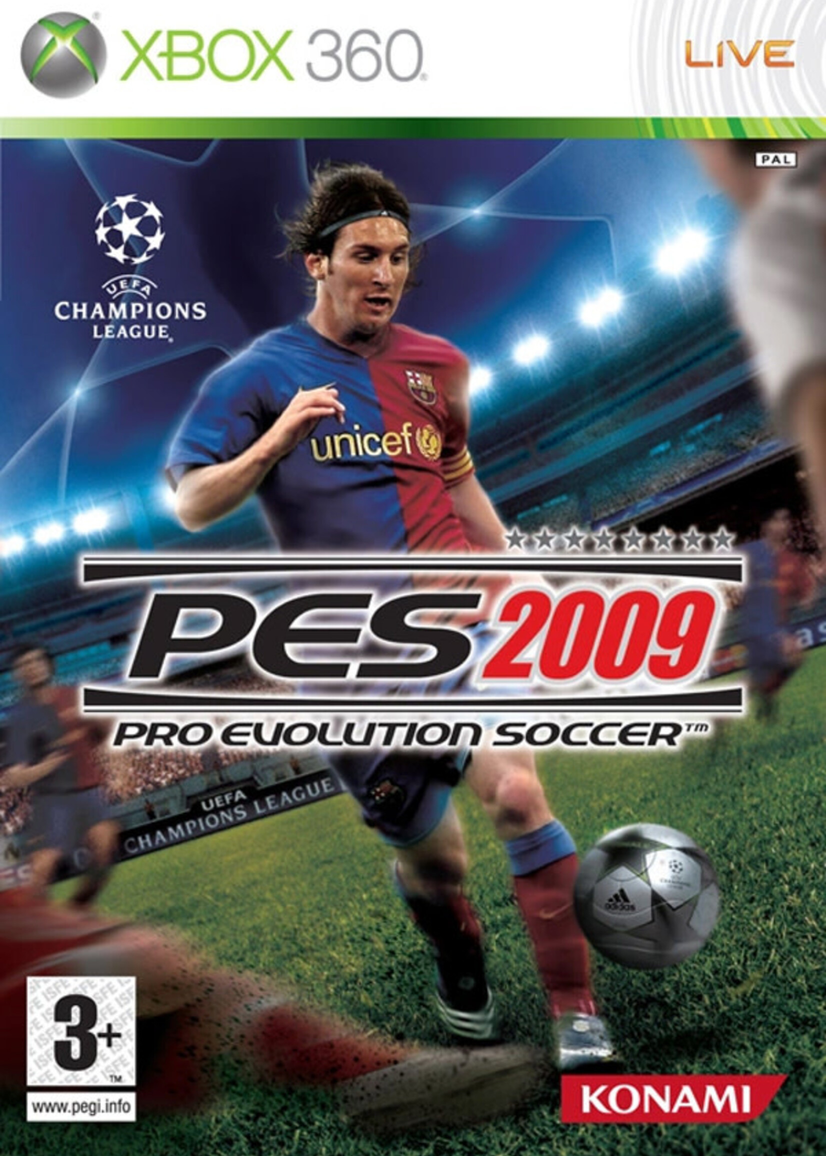 PES Pro Evolution Soccer 2009 X360
