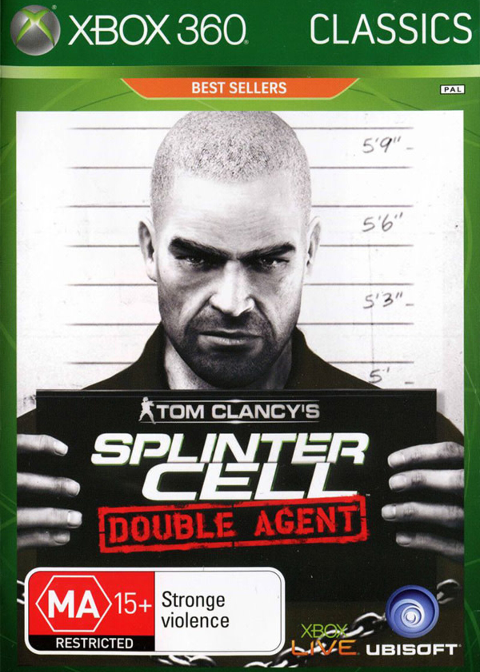Tom Clancy's Splinter Cell  Double Agent X360