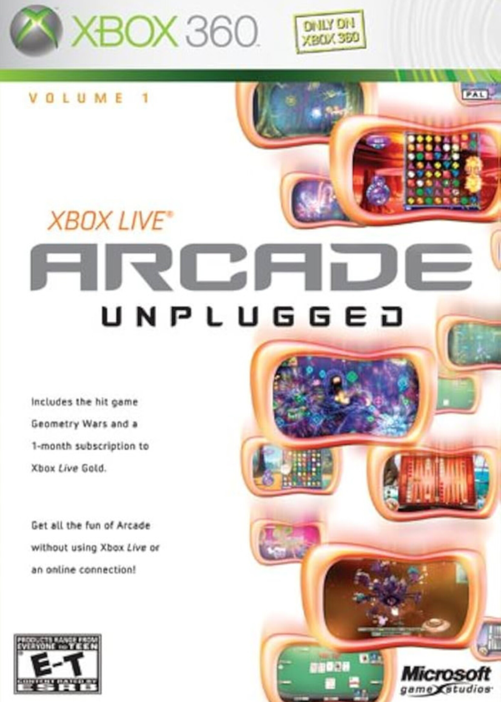 Xbox Live Arcade Unplugged  X360