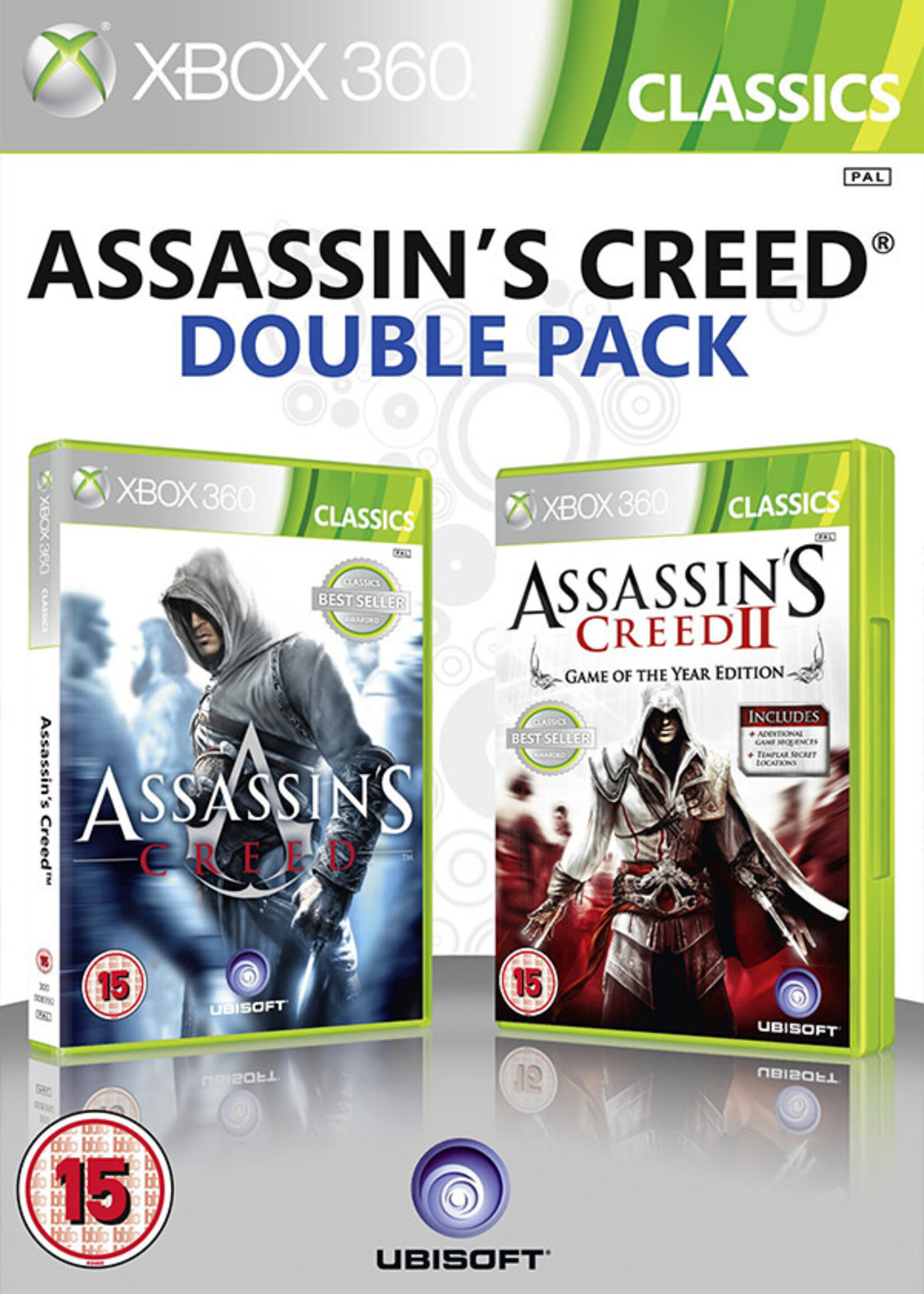 Assassin's Creed 1 + 2 Double Pack X360