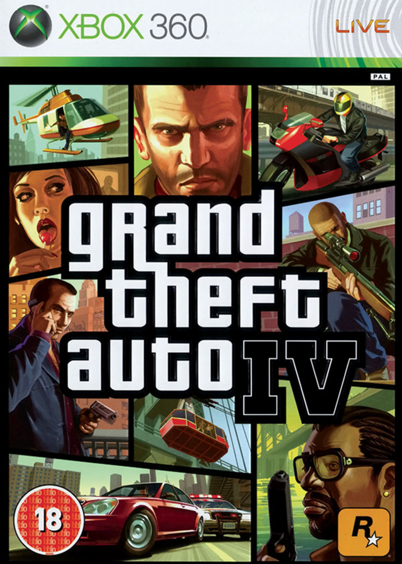 GTA 4 Grand Theft Auto IV X360