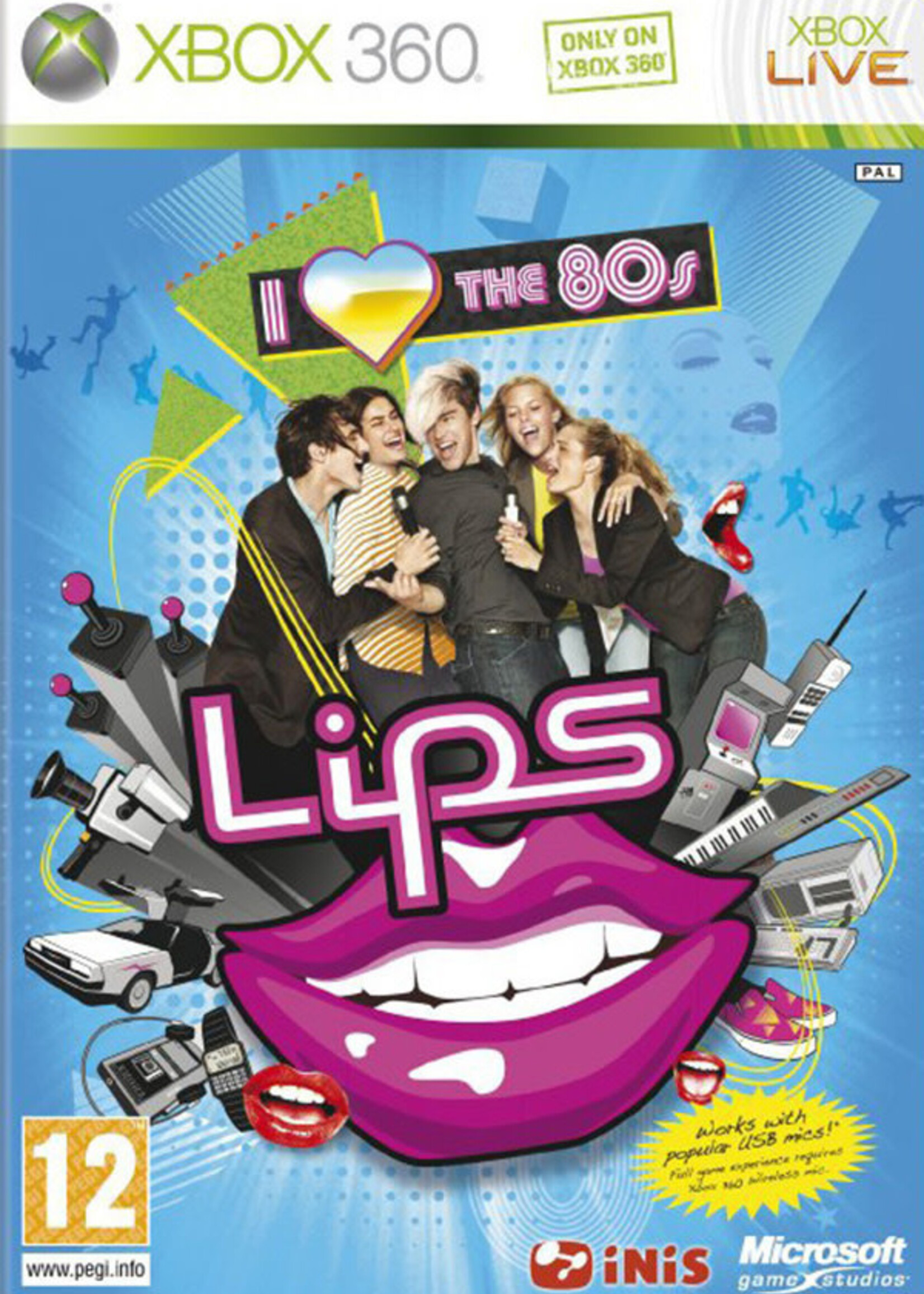 Lips I Love The 80's X360