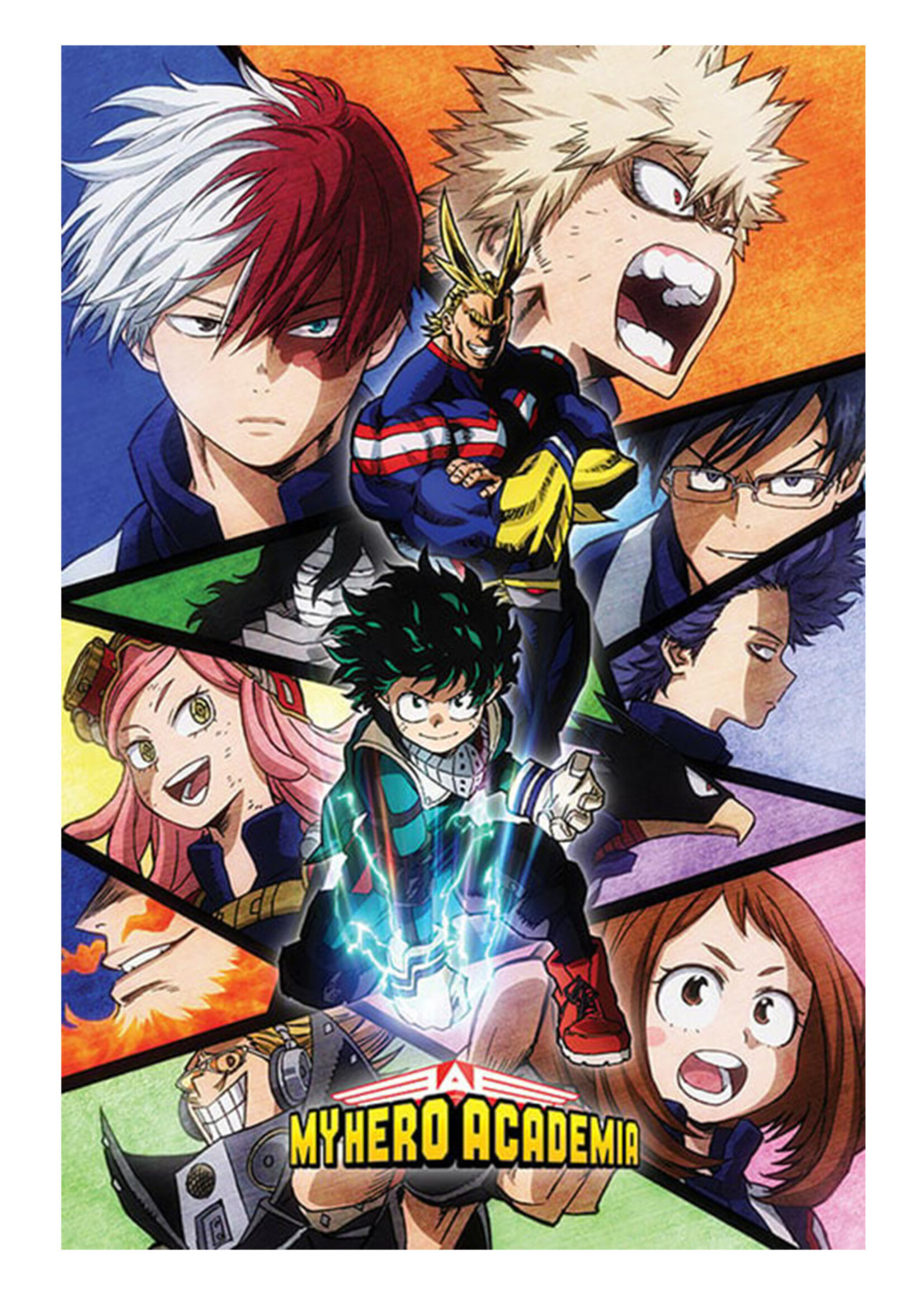 My Hero Academia Poster 61x91 Characters Mosaic