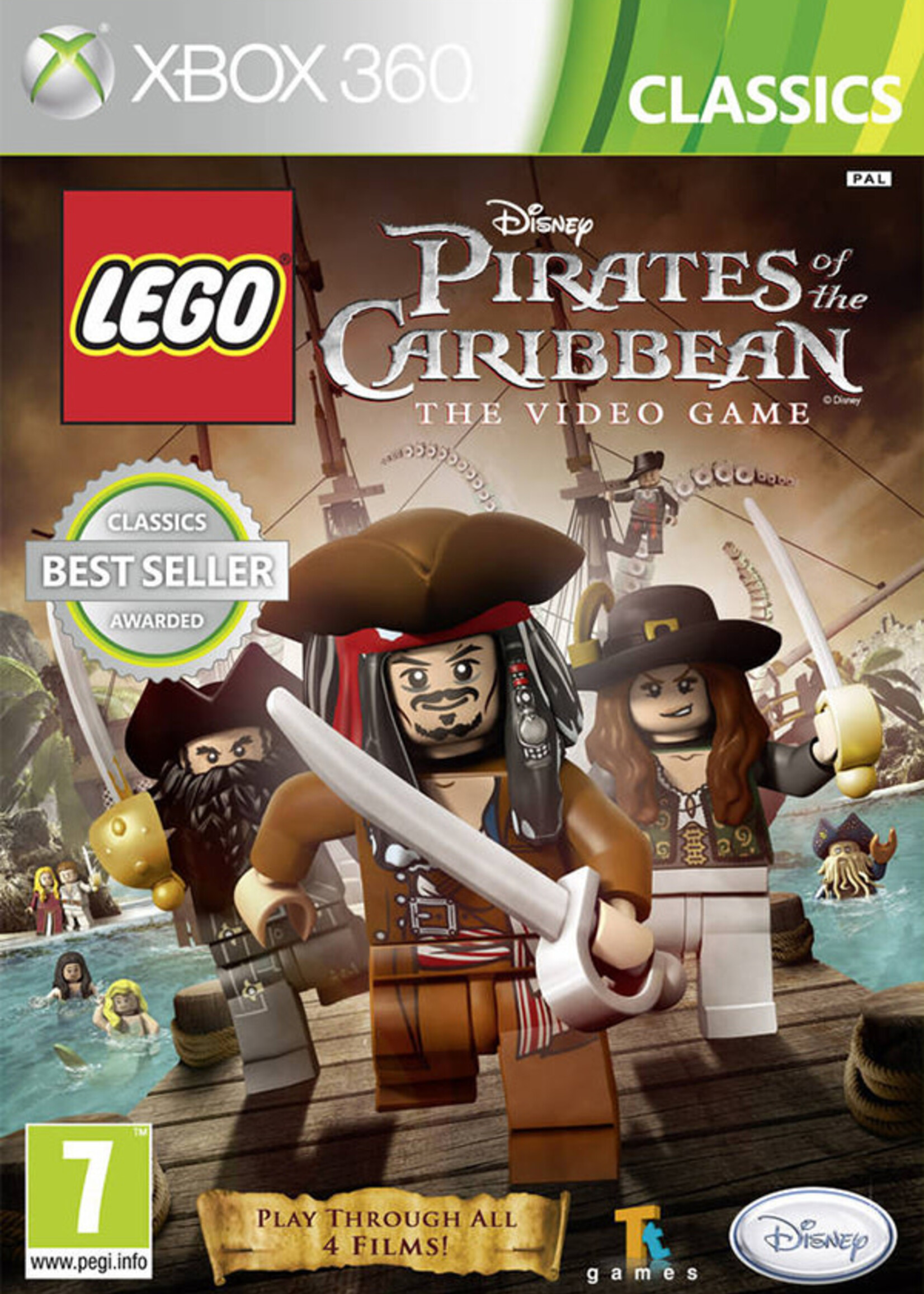 Lego Pirates Of The Carribean The Video Game X360