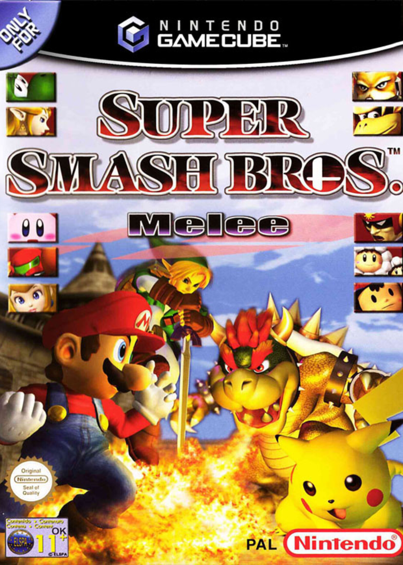 Super Smash Bros. Melee GC Originele Hoes