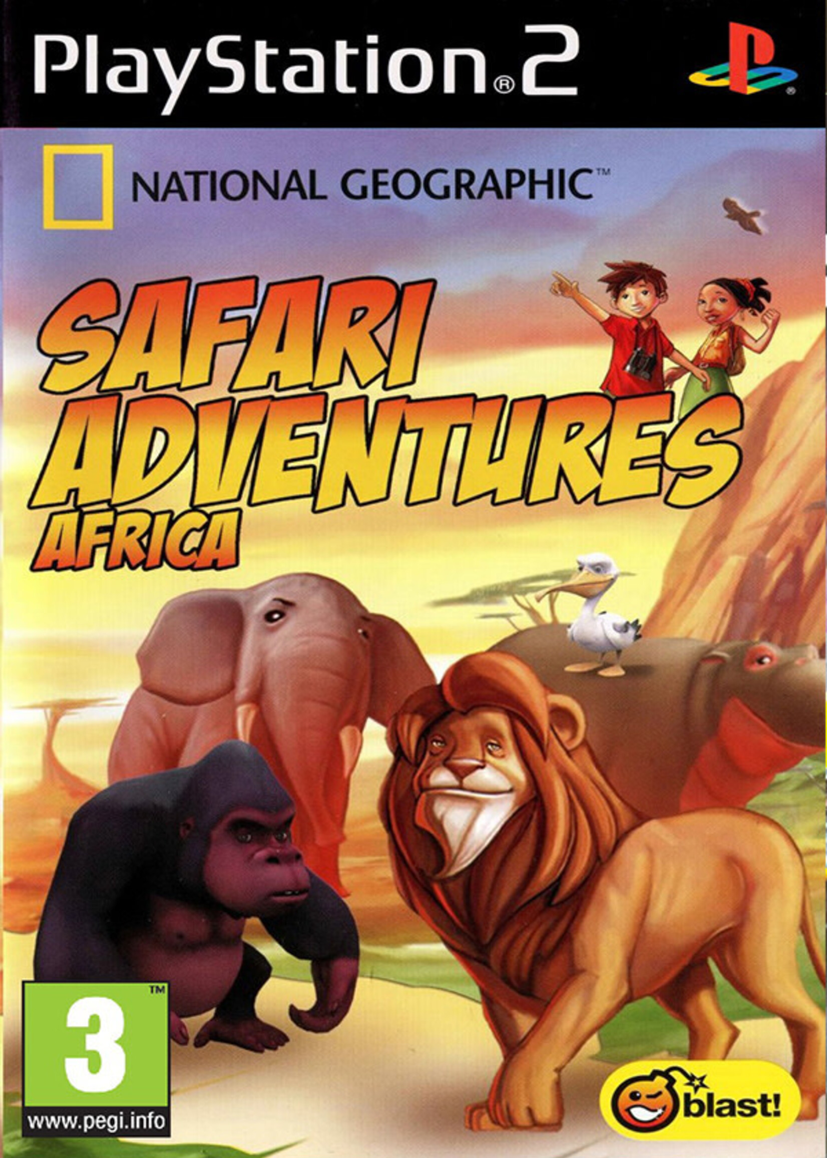 National Geographic Safari  Avonturen Afrika PS2