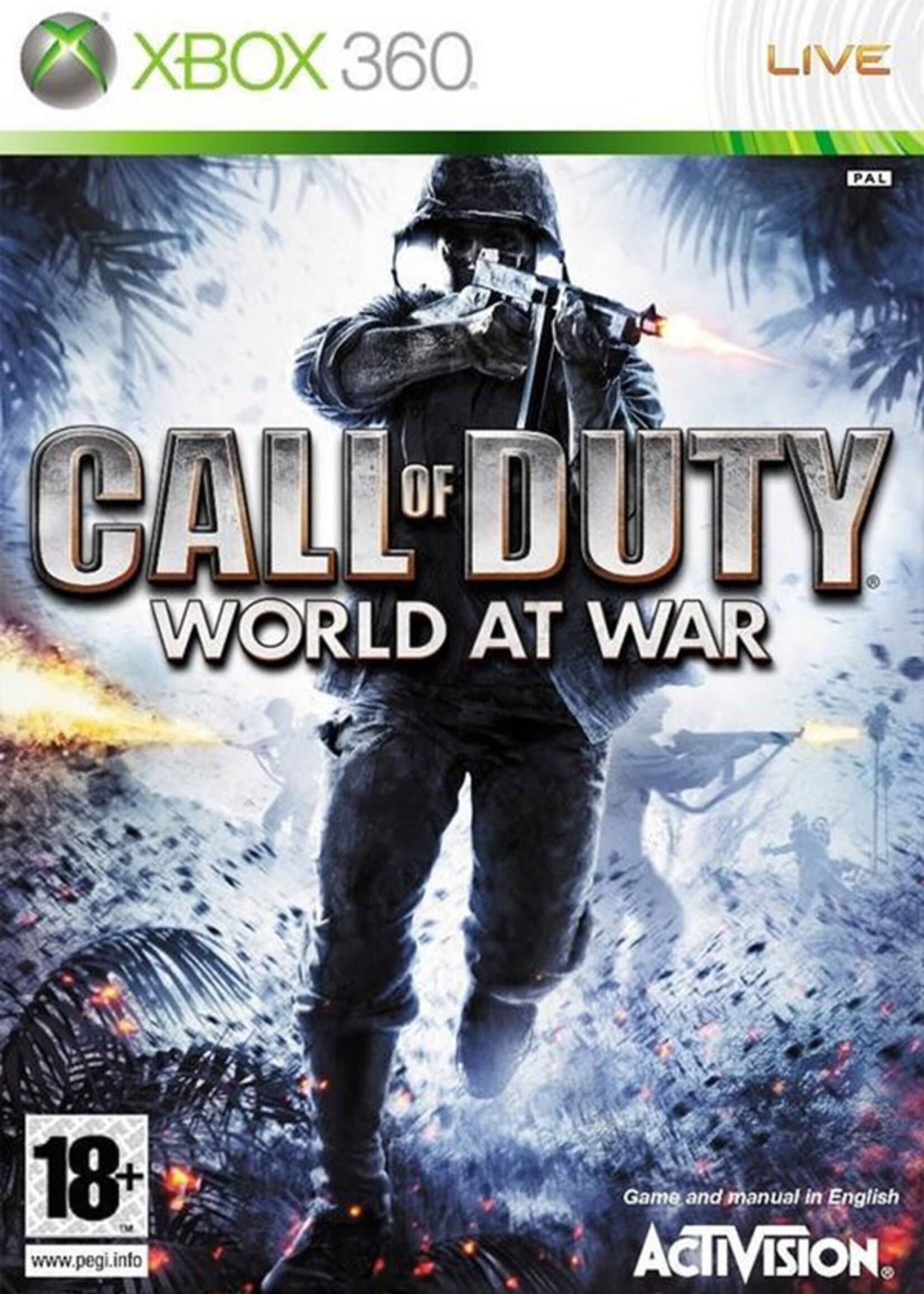 Call Of Duty World At War X360