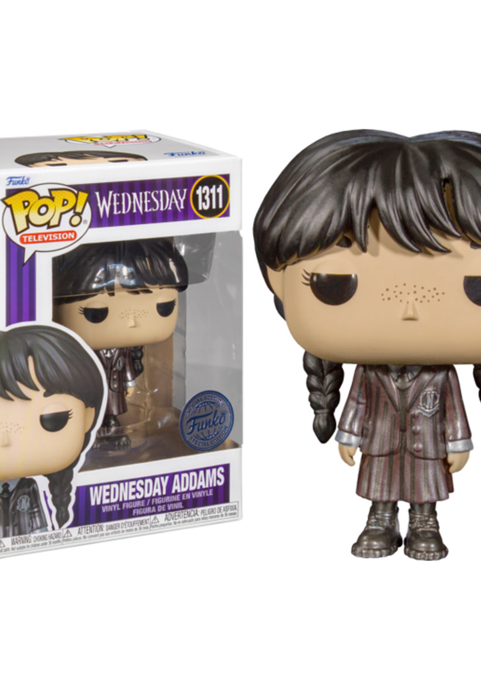 Wednesday Funko Pop N° 1311 Wednesday Addams (Metallic)