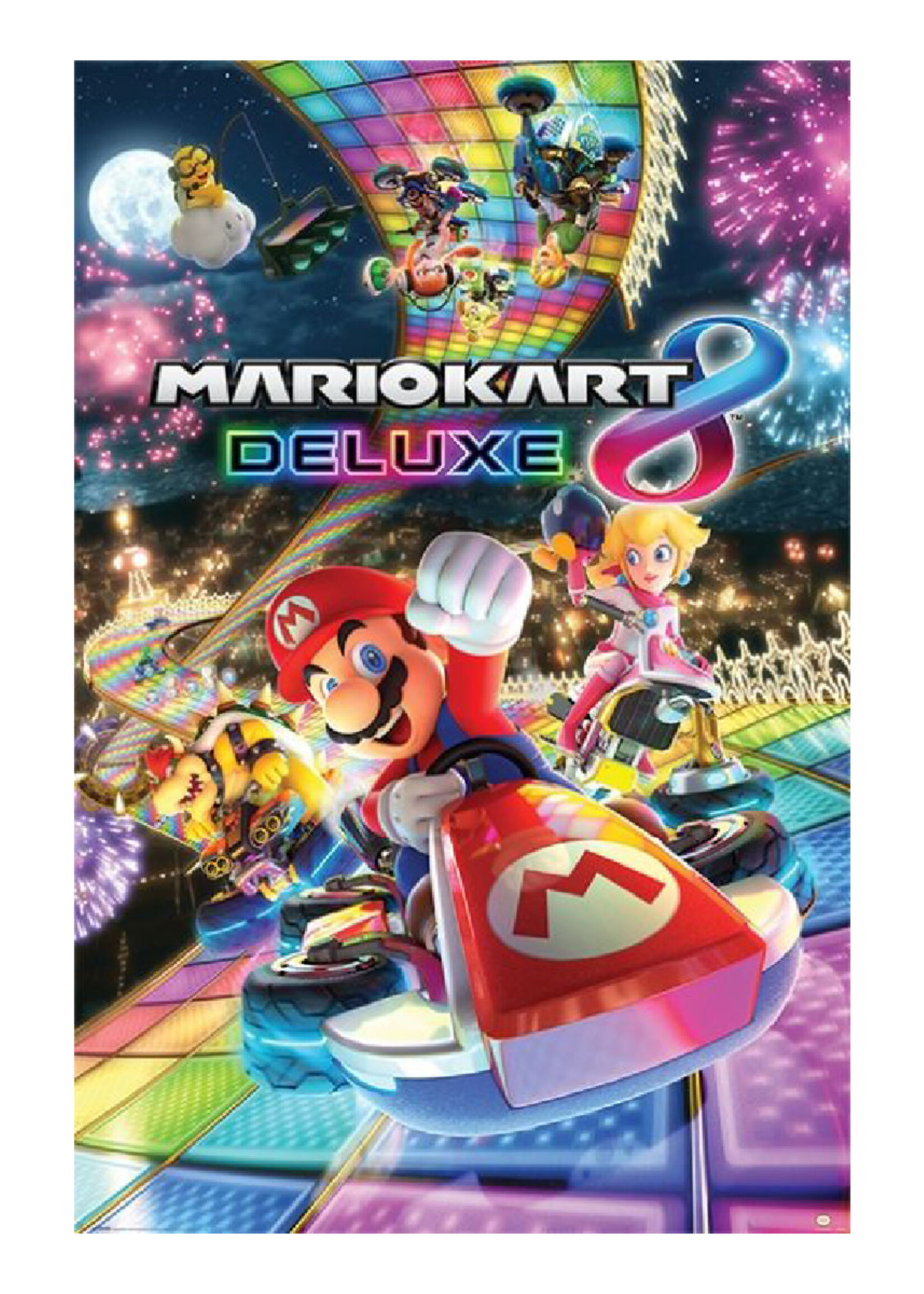 Mario Kart 8 Deluxe Poster  61X91