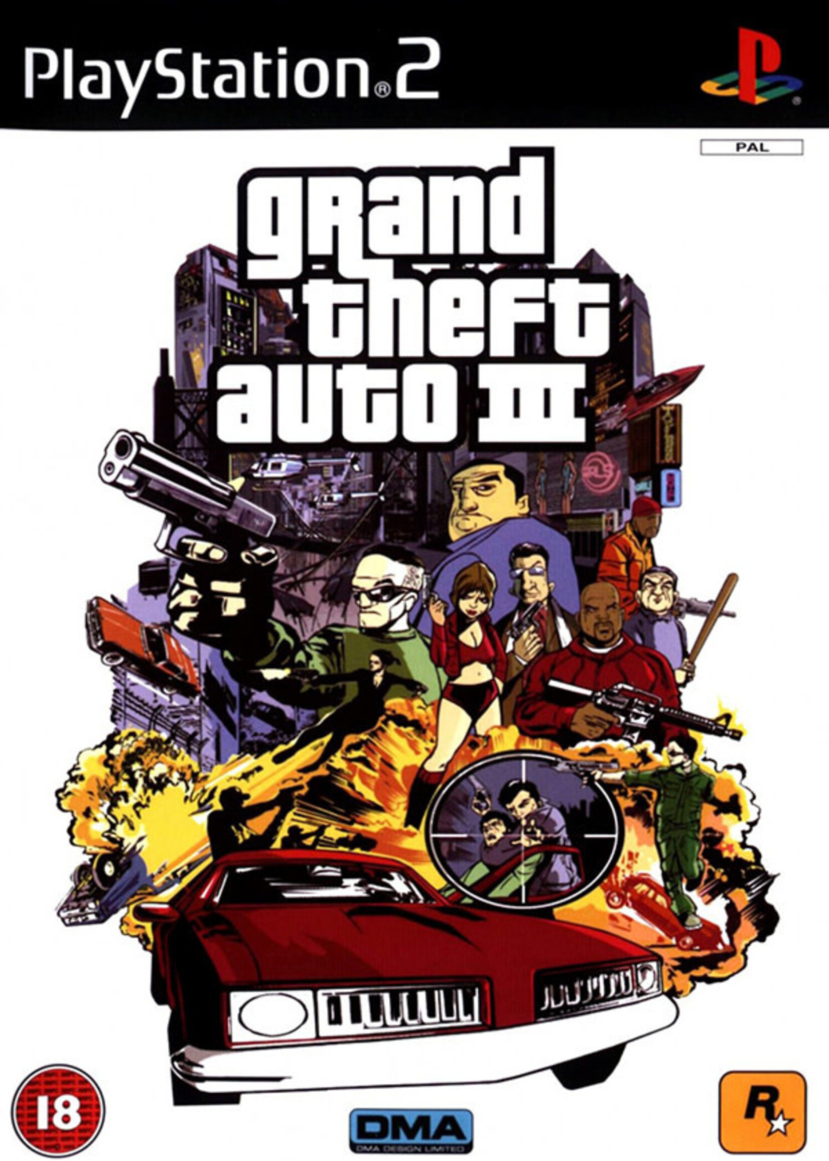 GTA Grand Theft Auto 3 PS2