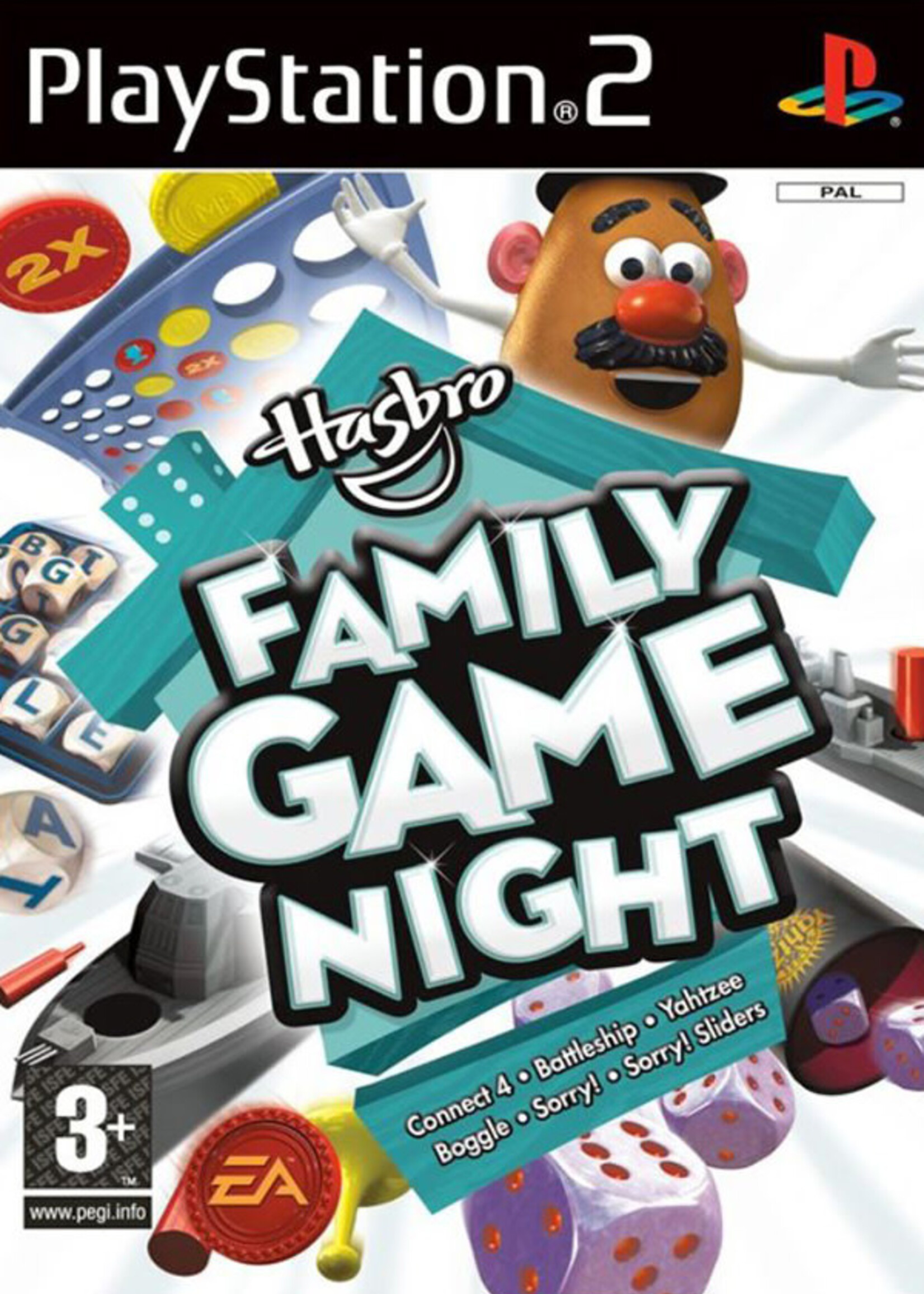 Hasbro Familie Spellen Avond  PS2