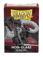 Sleeves Dragon Shield Non-Glare Matte Blood Red 100