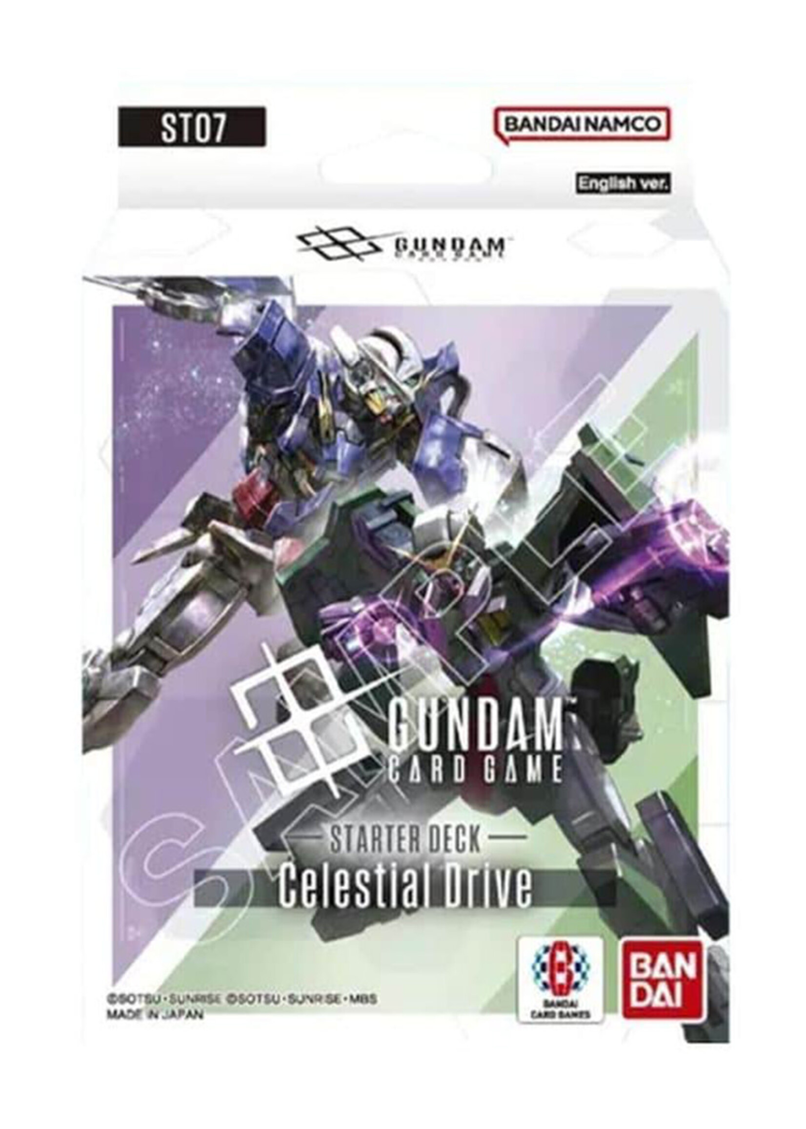 Gundam Card Game Starter Deck 07 Celestial Drive