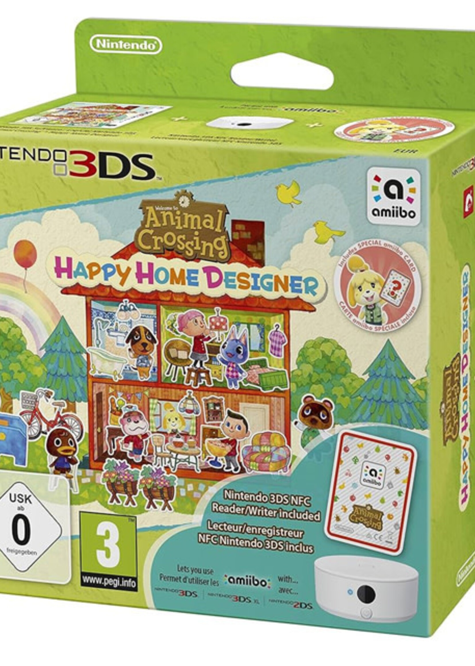 Animal Crossing Happy Home Designer + NFC Reader 3DS